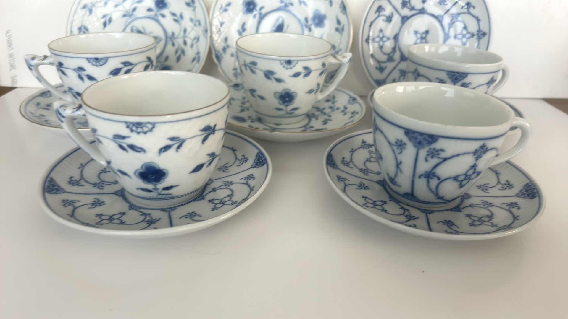 Photo 1 of BLUE AND WHITE PORCELAIN ASSORTMENT