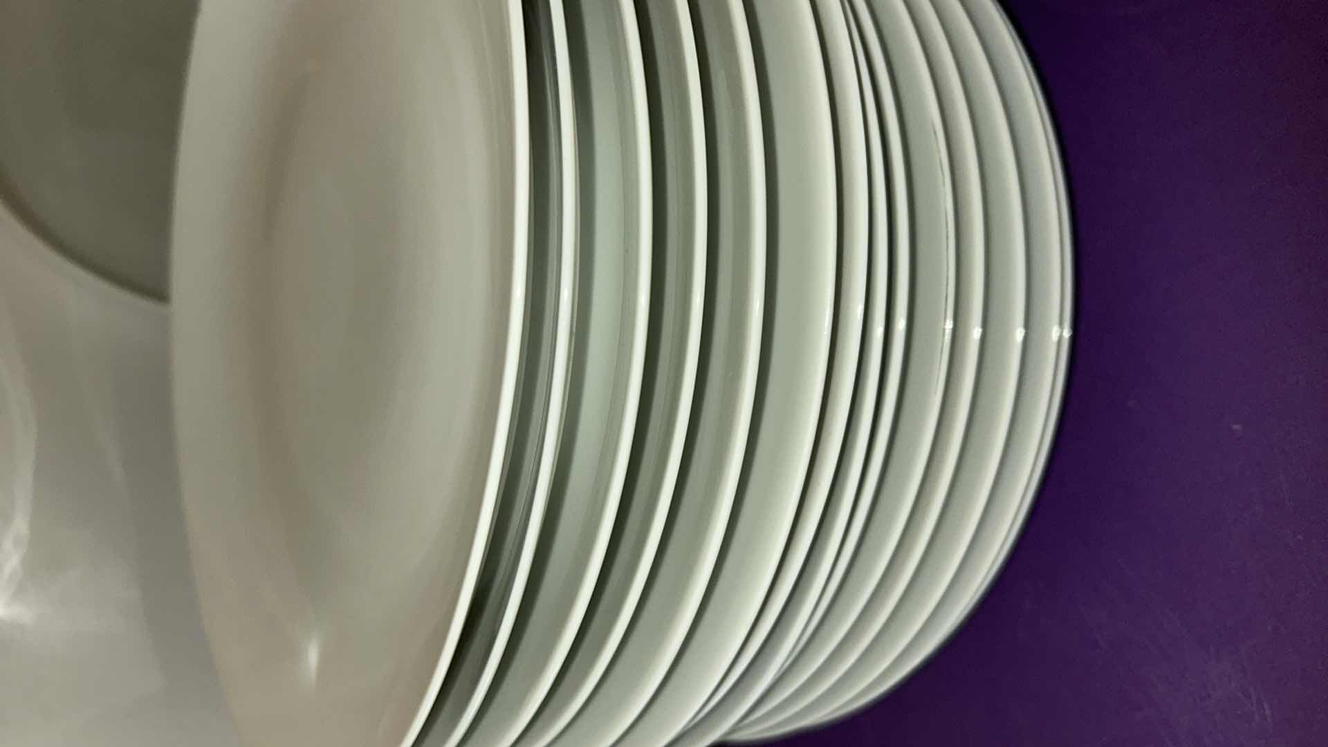 Photo 1 of 49 PC ARSBERY GERMANY PORCELAIN DINNERWARE 14 DINNER PLATES, 1 PLATTER, 8 SALAD PLATES, 11 DESSERT PLATES, 14 COFFEE CUP PLATES, 14 COFFEE CUPS