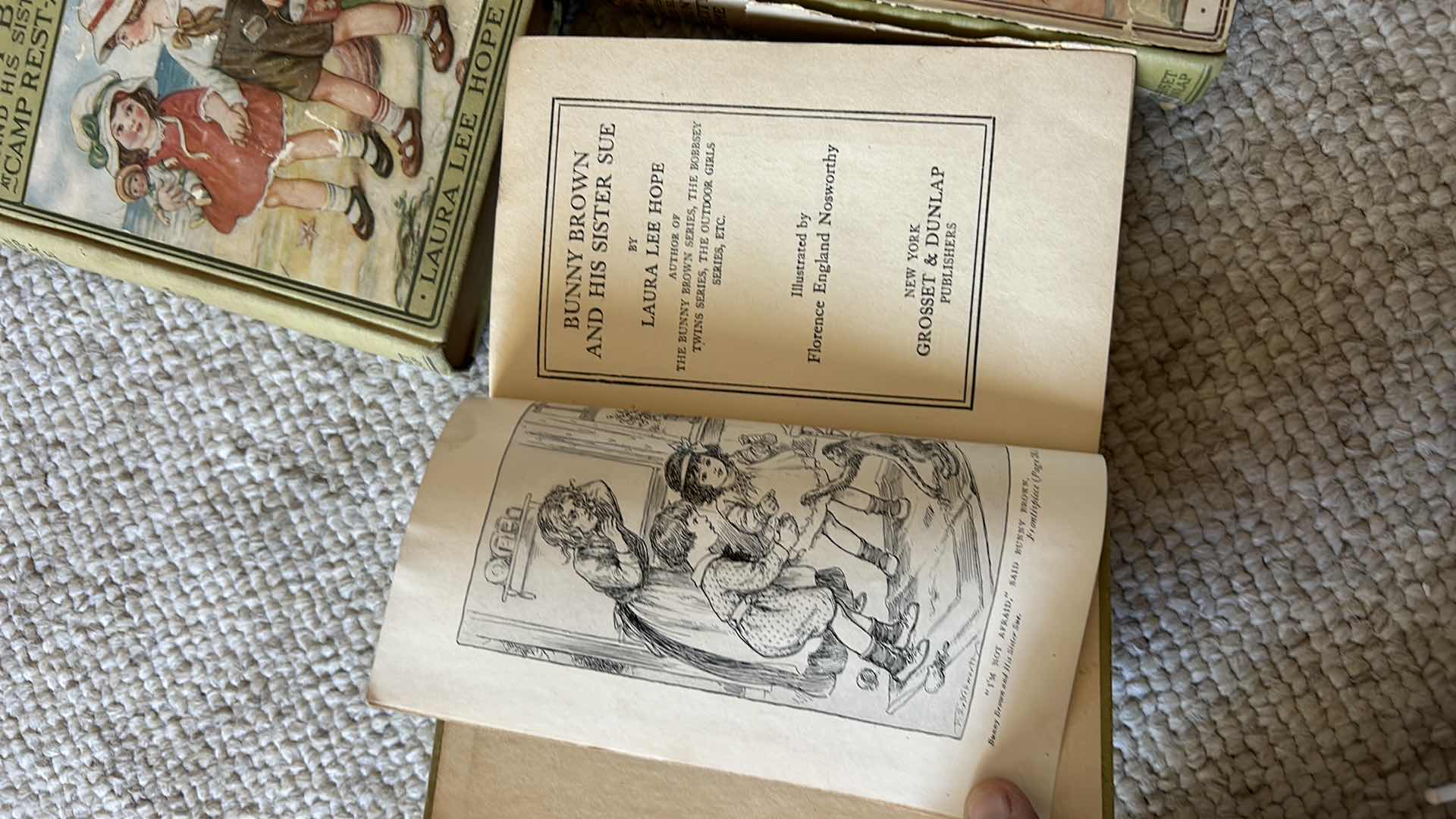 Photo 1 of 4 VINTAGE HARDCOVER BOOKS - BUNNY BROWN 