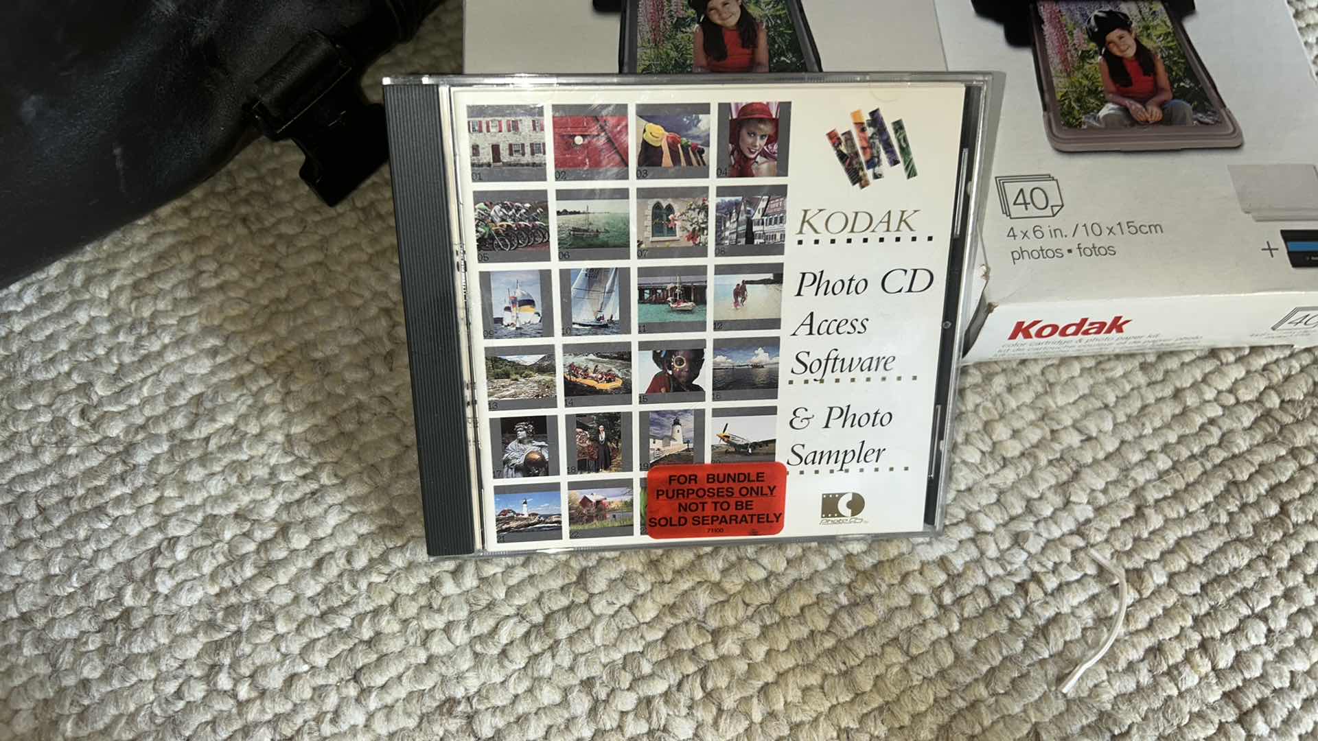 Photo 1 of BAG WITH KODAK ACCESSORIES