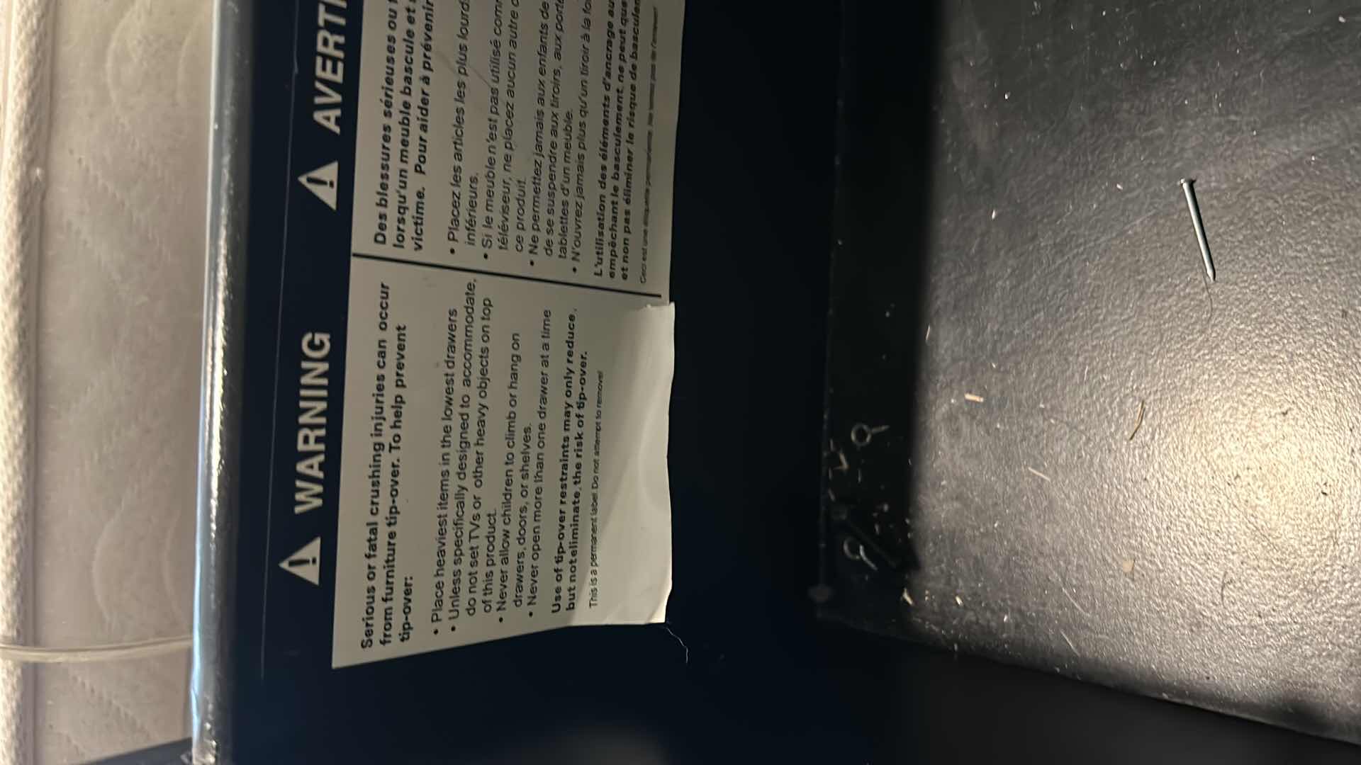 Photo 1 of GOLD LEAF 2 DRAWER NIGHT STAND 24“ x 16“ x H 31 1/2”