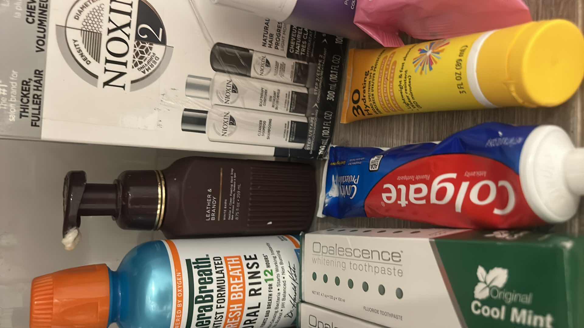 Photo 1 of PERSONAL HYGIENE SUPPLIES. TOOTHPASTE, SHAMPOOS, CONDITIONERS, BODY LOTIONS, AND MORE.