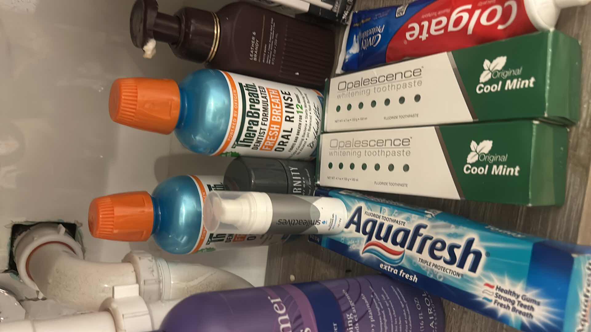 Photo 1 of PERSONAL HYGIENE SUPPLIES. TOOTHPASTE, SHAMPOOS, CONDITIONERS, BODY LOTIONS, AND MORE.