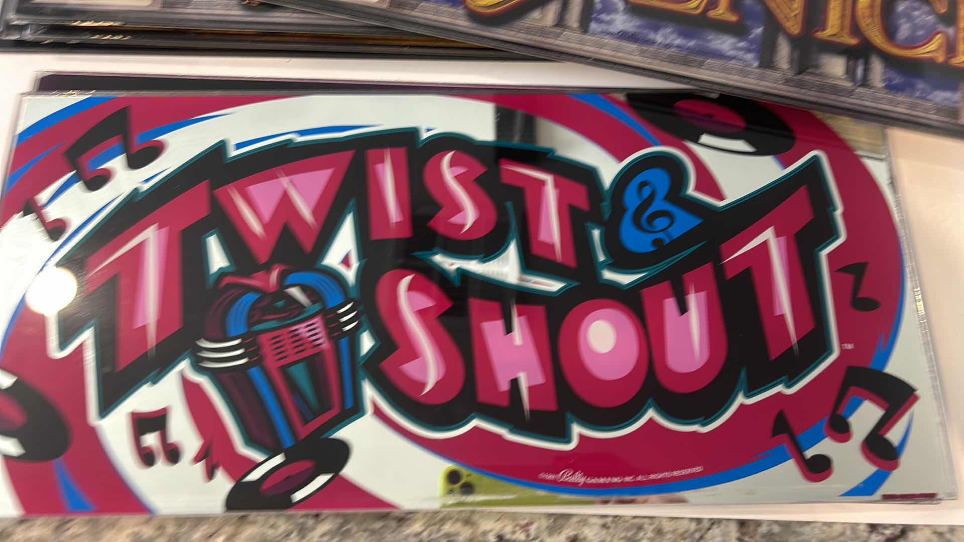 Photo 1 of 11 GLASS GAMBLING MACHINE TOPPERS 19 1/2” x 9”