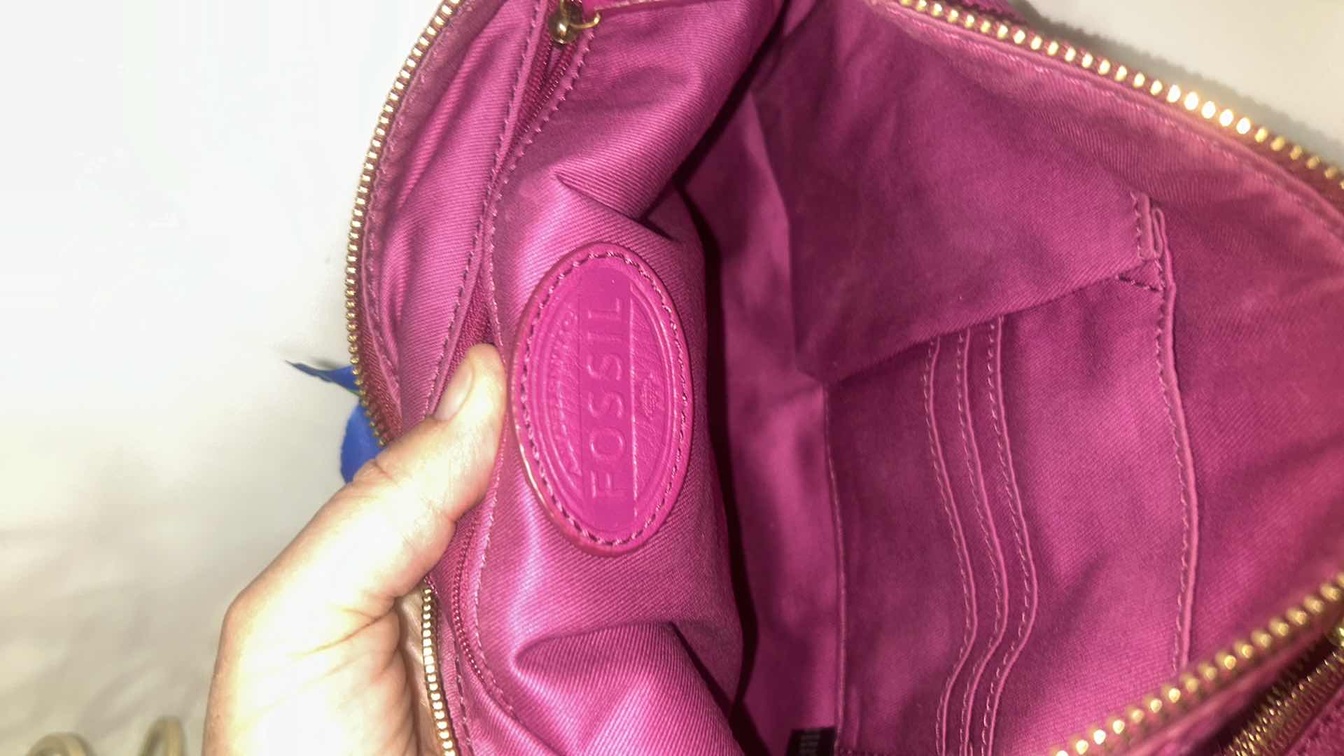 Photo 6 of LADIES FOSSIL PINK HANDBAG AND WALLET