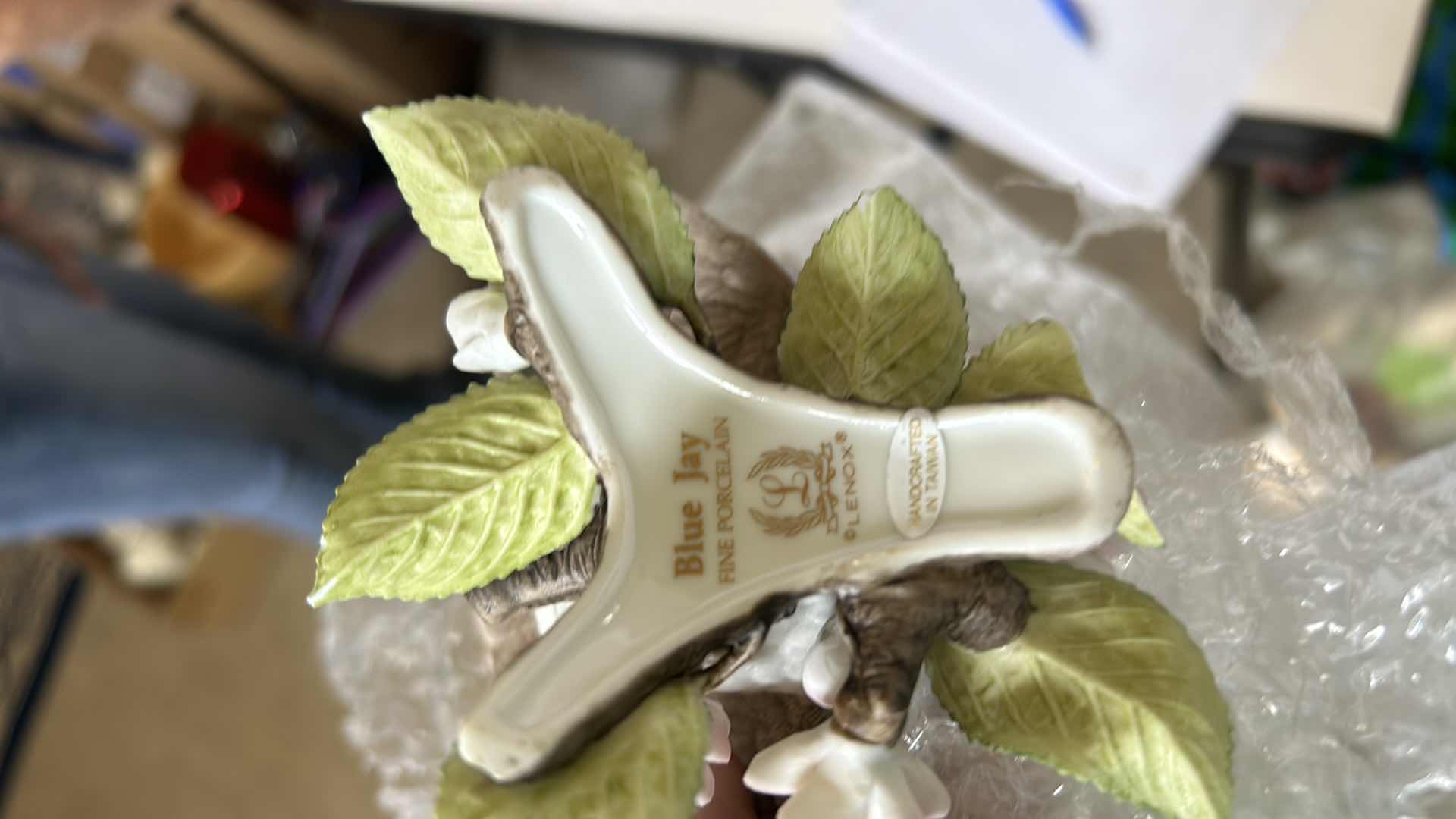 Photo 1 of 4 PORCELAIN BIRD FIGURINES - TALLEST H4”