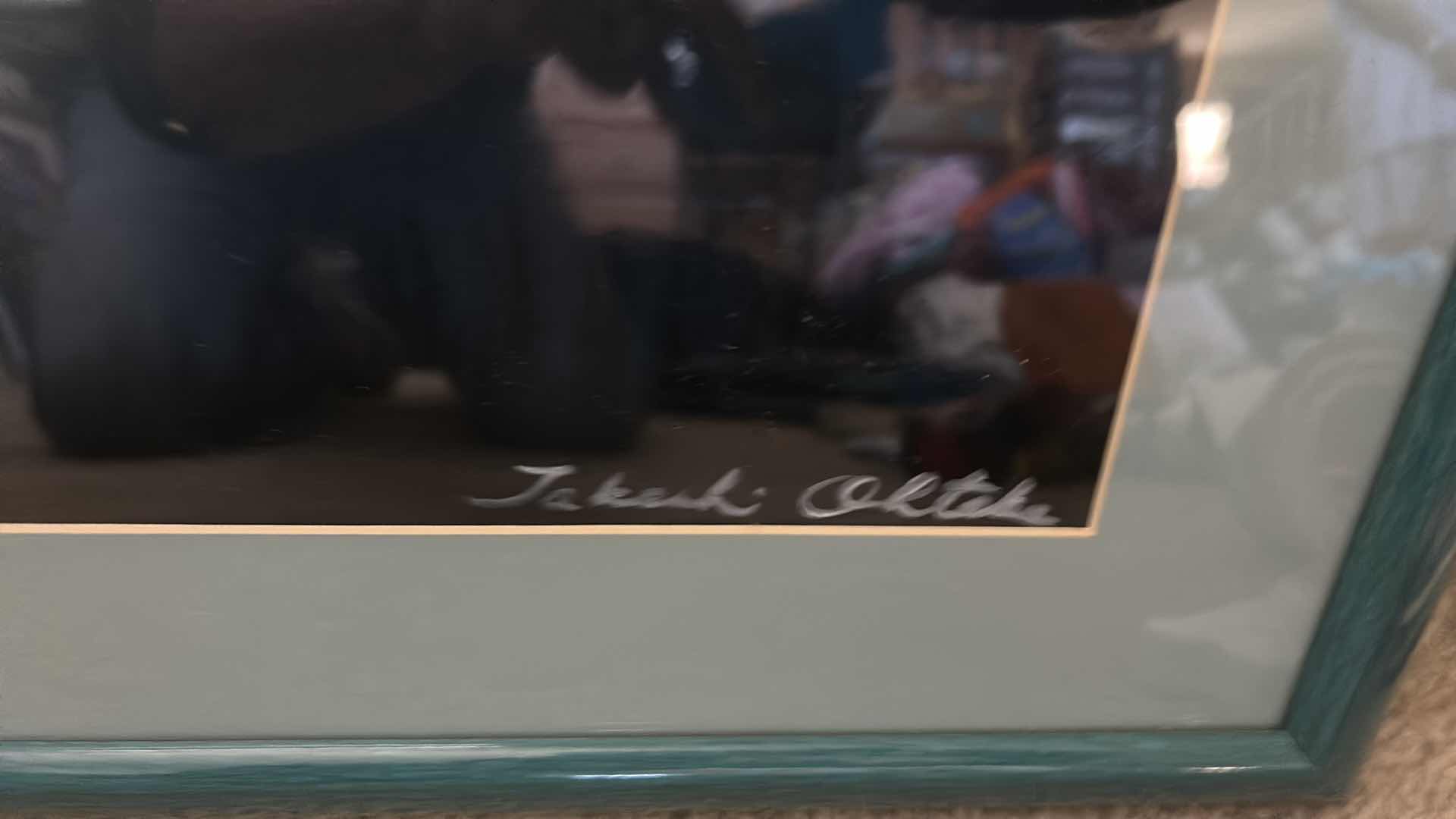 Photo 1 of FRAMED NORTHERN LIGHTS. SIGNED. ARTWORK. 30” X H 22”.