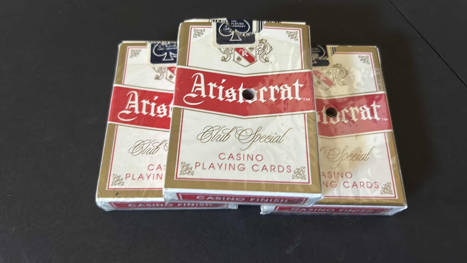 Photo 1 of 3 PACKS LAS VEGAS CASINO PLAYING CARDS AND STACK OF CHIPS