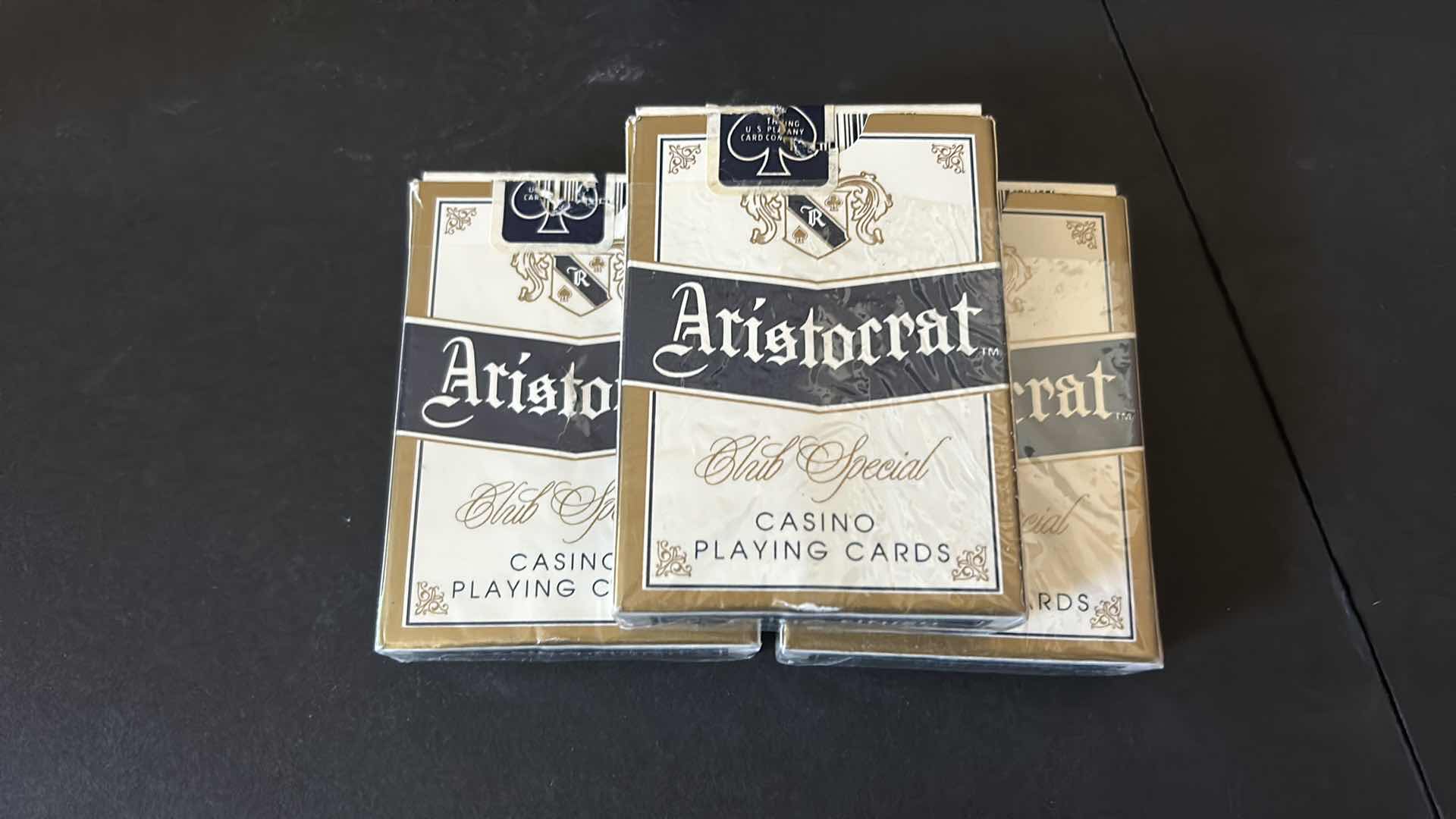 Photo 1 of 3 PACKS LAS VEGAS CASINO PLAYING CARDS AND STACK OF CHIPS