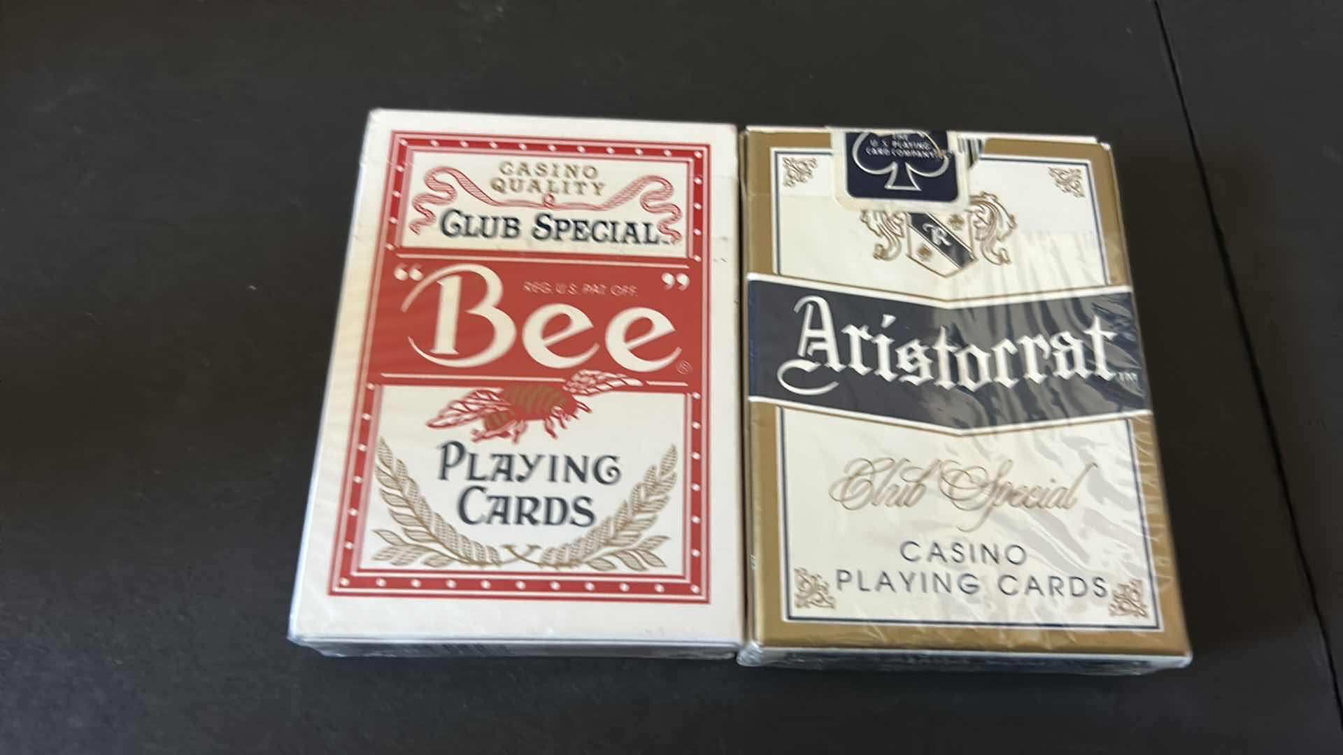 Photo 1 of 2 PACKS LAS VEGAS CASINO PLAYING CARDS AND SHOTGLASS