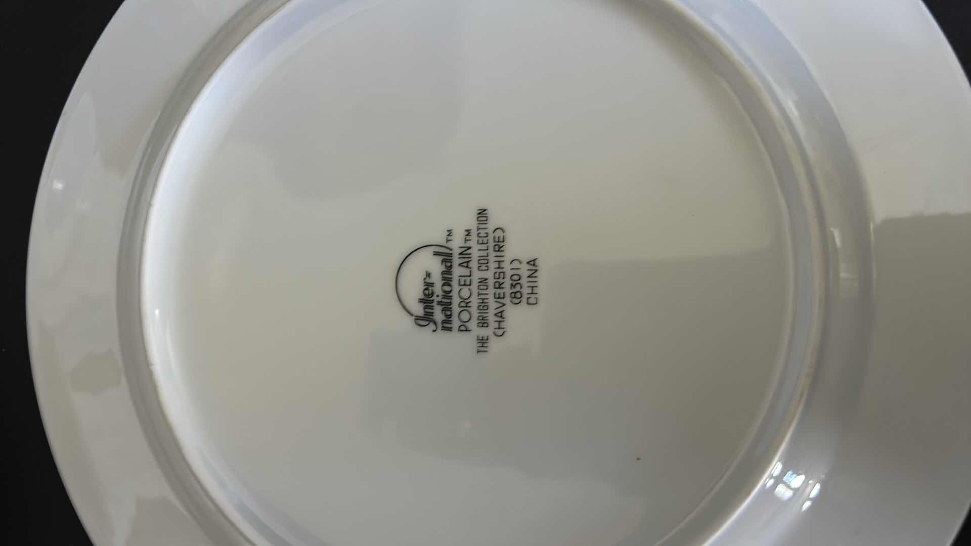 Photo 1 of 4  HAVERSHIRE PORCELAIN DINNER PLATES, 6 COFFEE PLATES AND 1 COFFEE MUG AND MORE