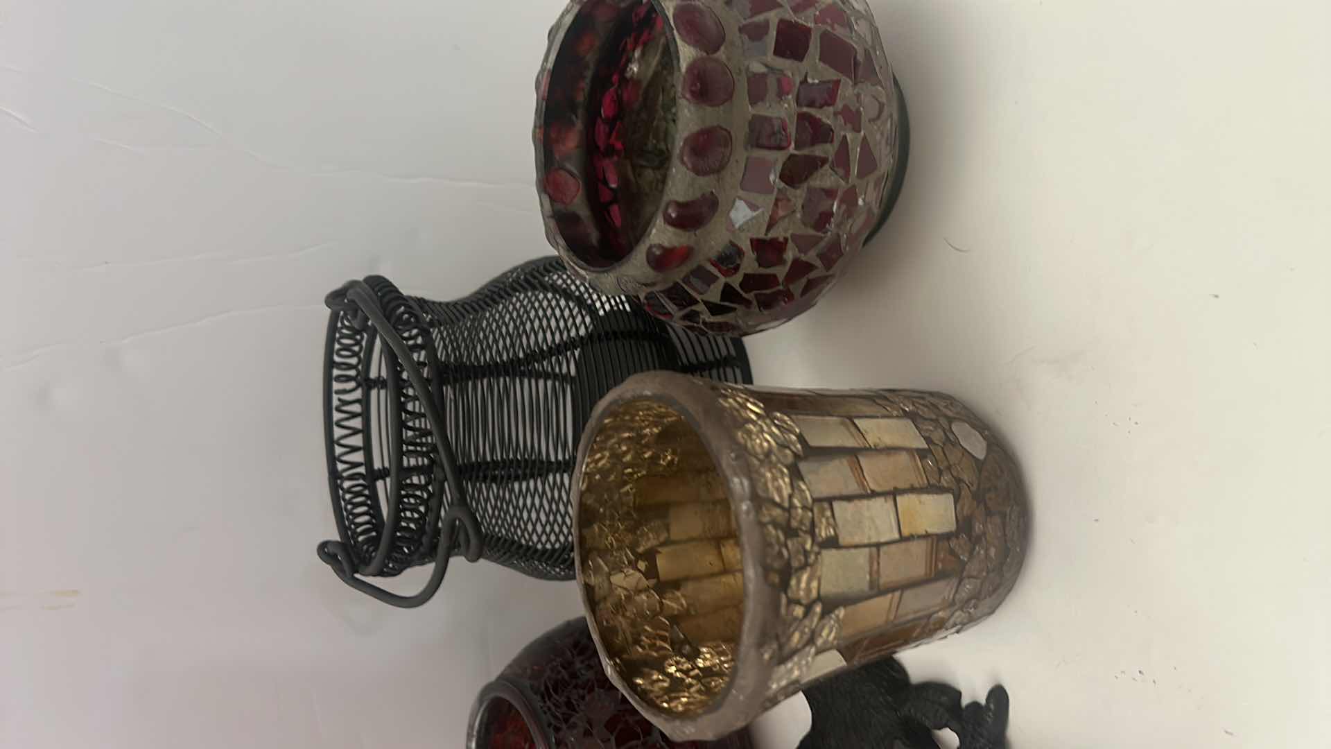 Photo 1 of CANDLE HOLDERS AND ROOSTER HOOK