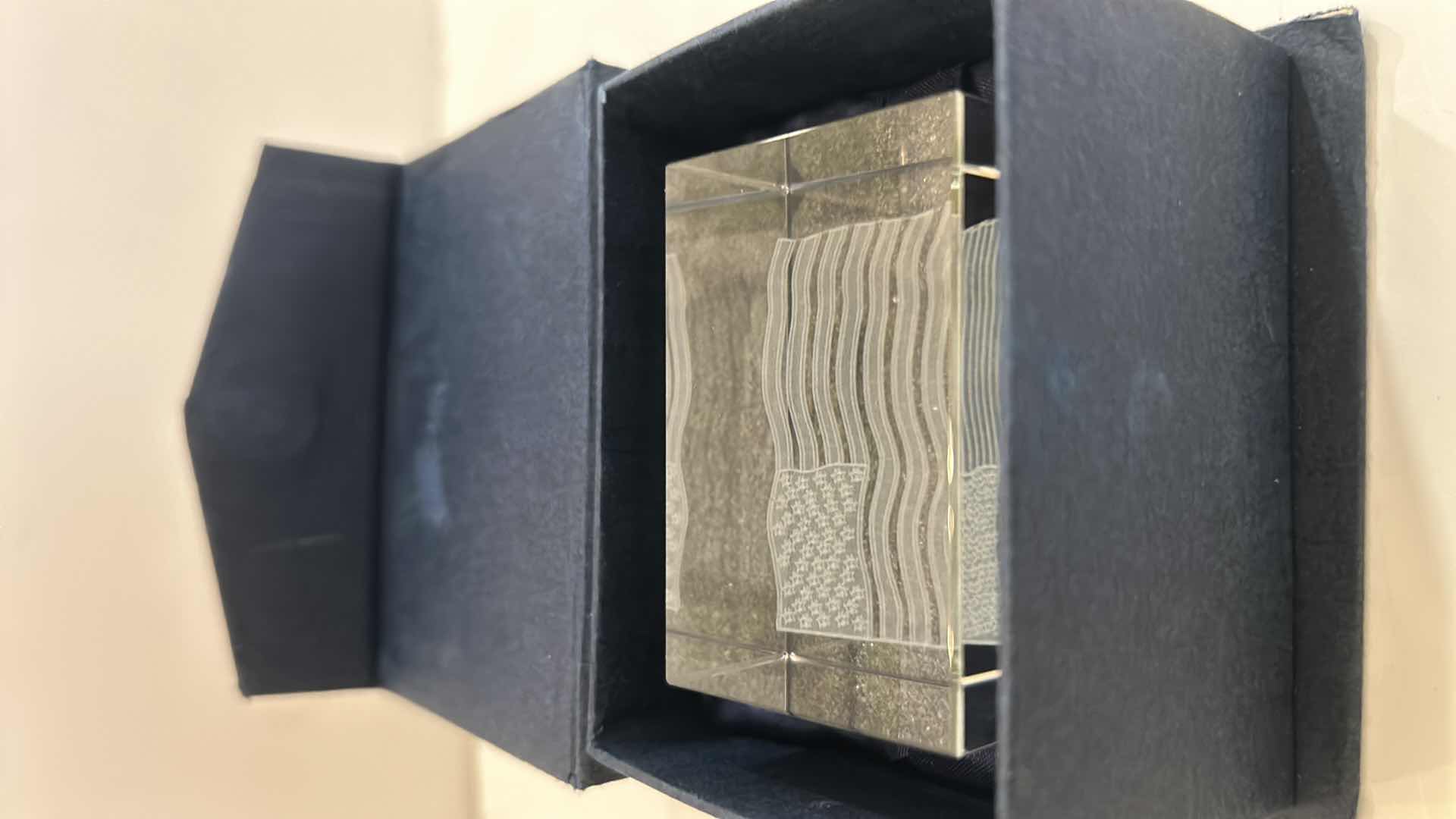 Photo 1 of CRYSTAL FLAG PAPERWEIGHT 2”