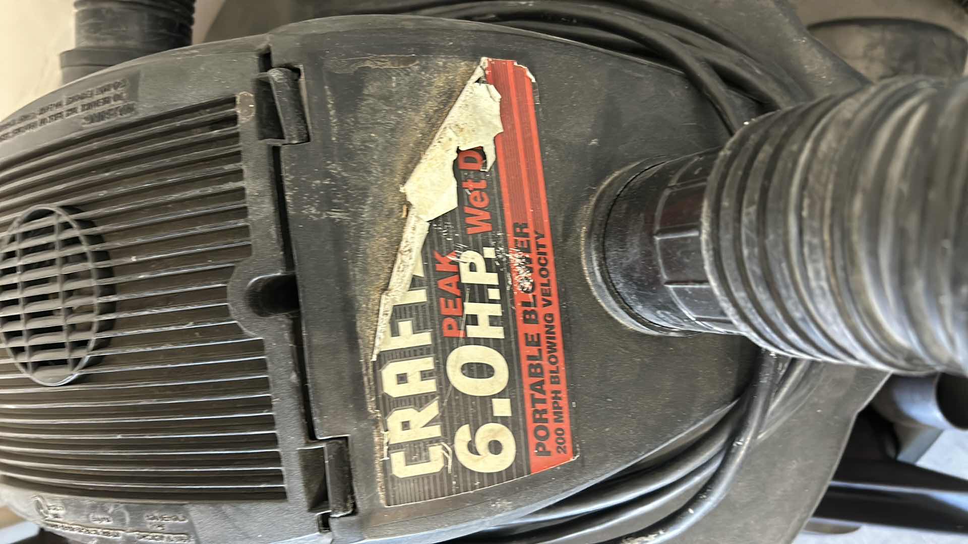 Photo 1 of SEARS CRAFTSMAN 16-GALLON GARAGE VAC