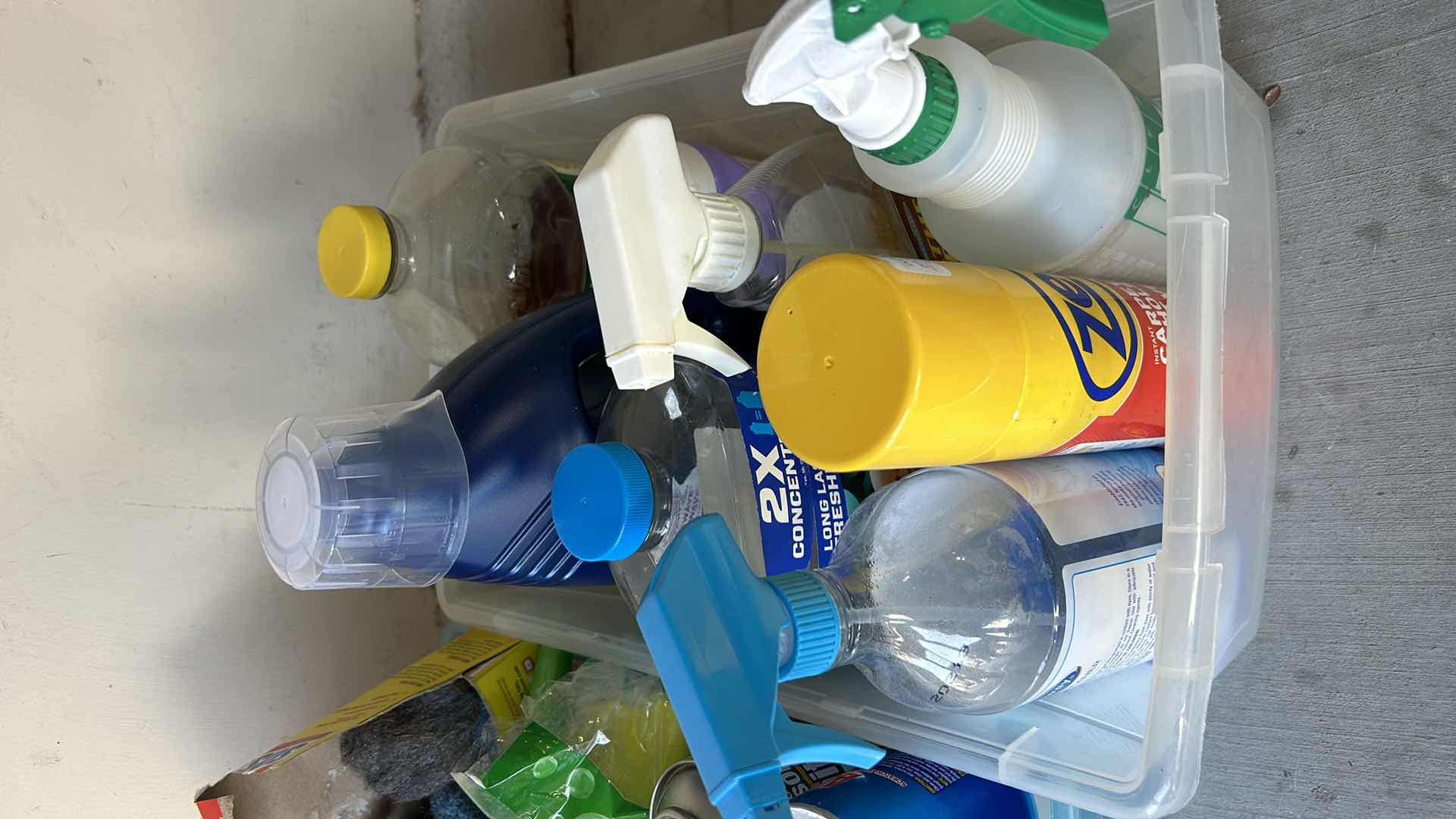 Photo 1 of HOUSEHOLD CLEANING SUPPLIES