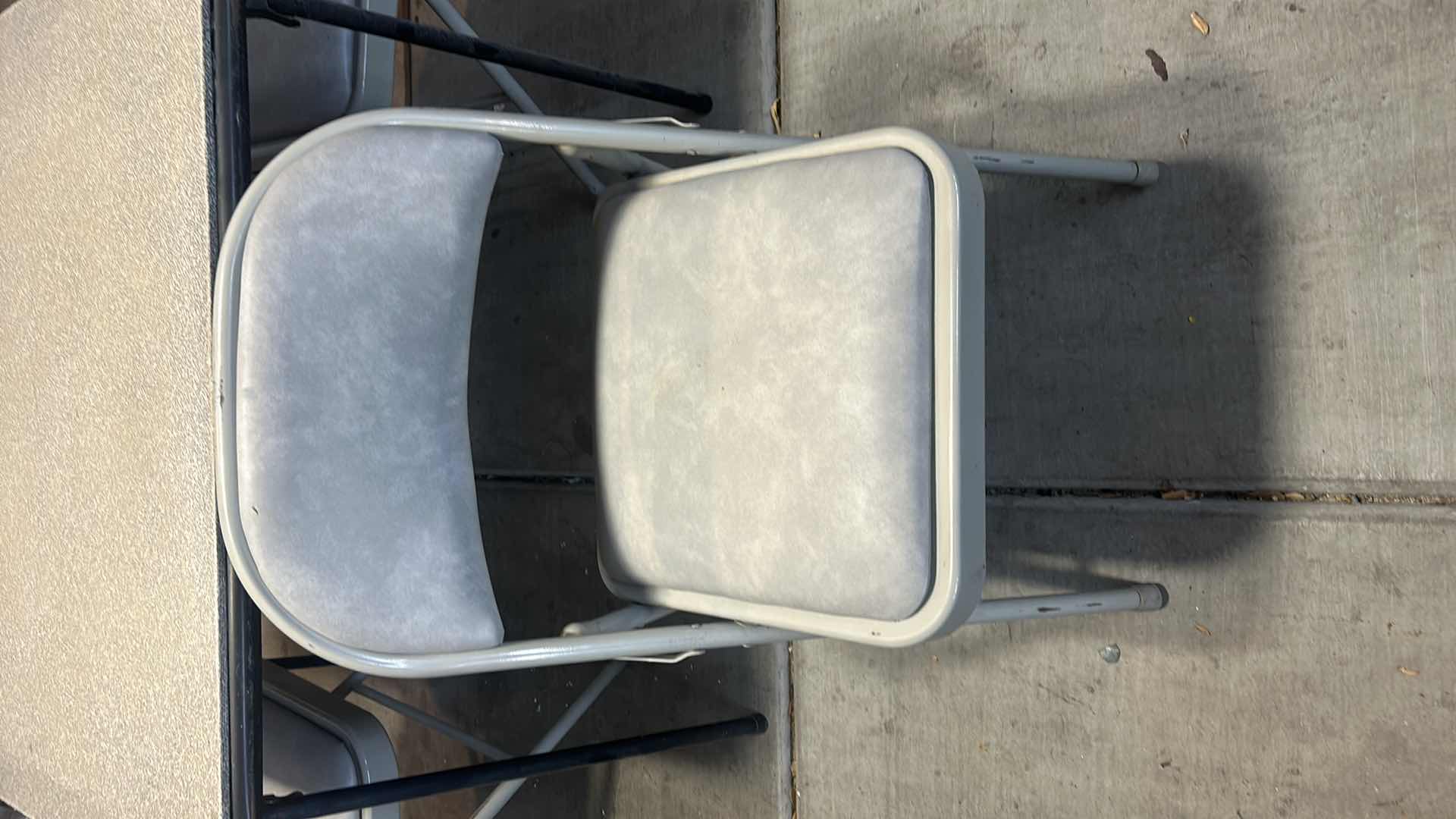 Photo 1 of CARD TABLE 34.5” x 34.5” x H28” AND 4 CHAIRS