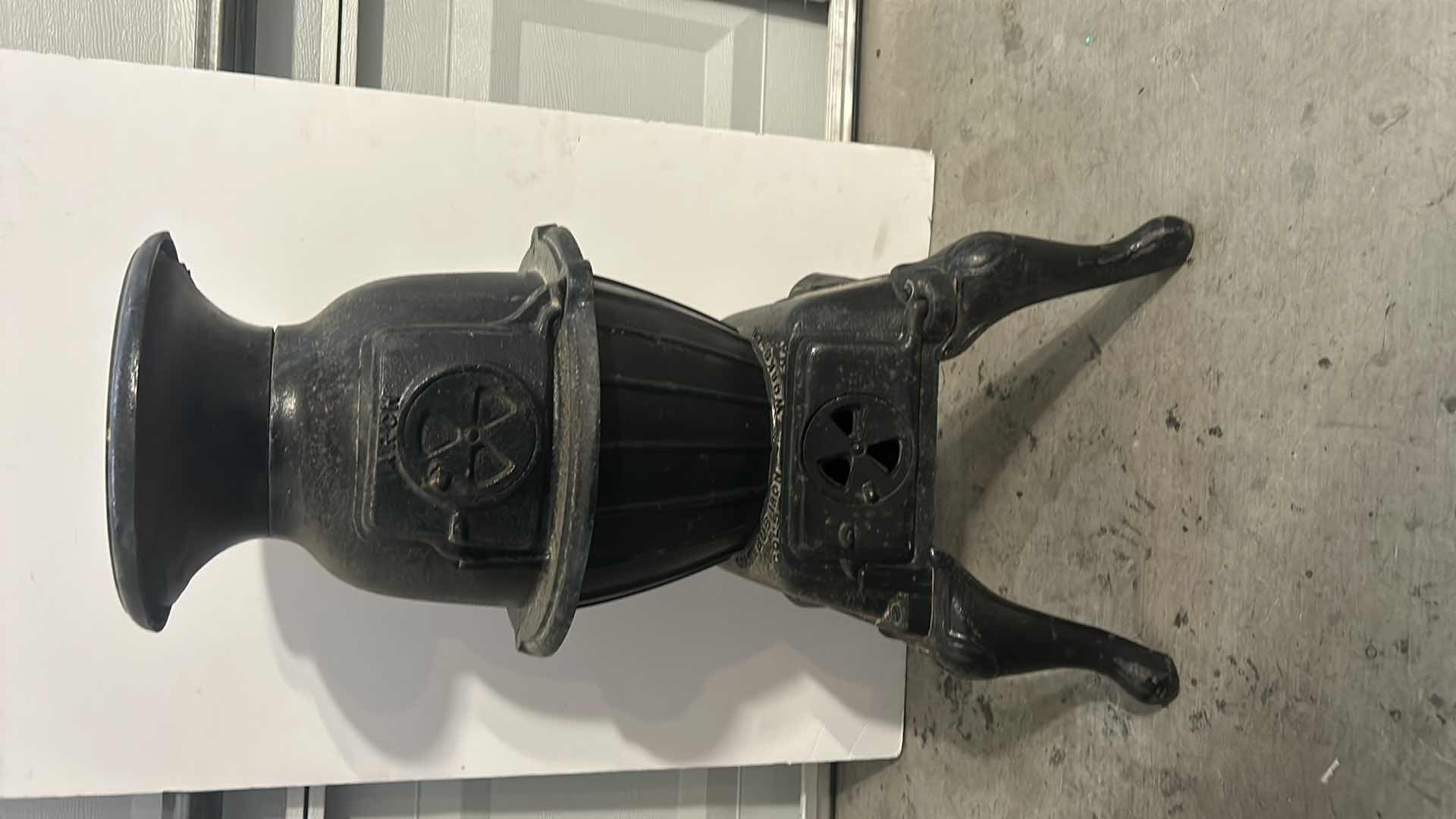 Photo 1 of VINTAGE H 27” METAL POTBELLY STOVE