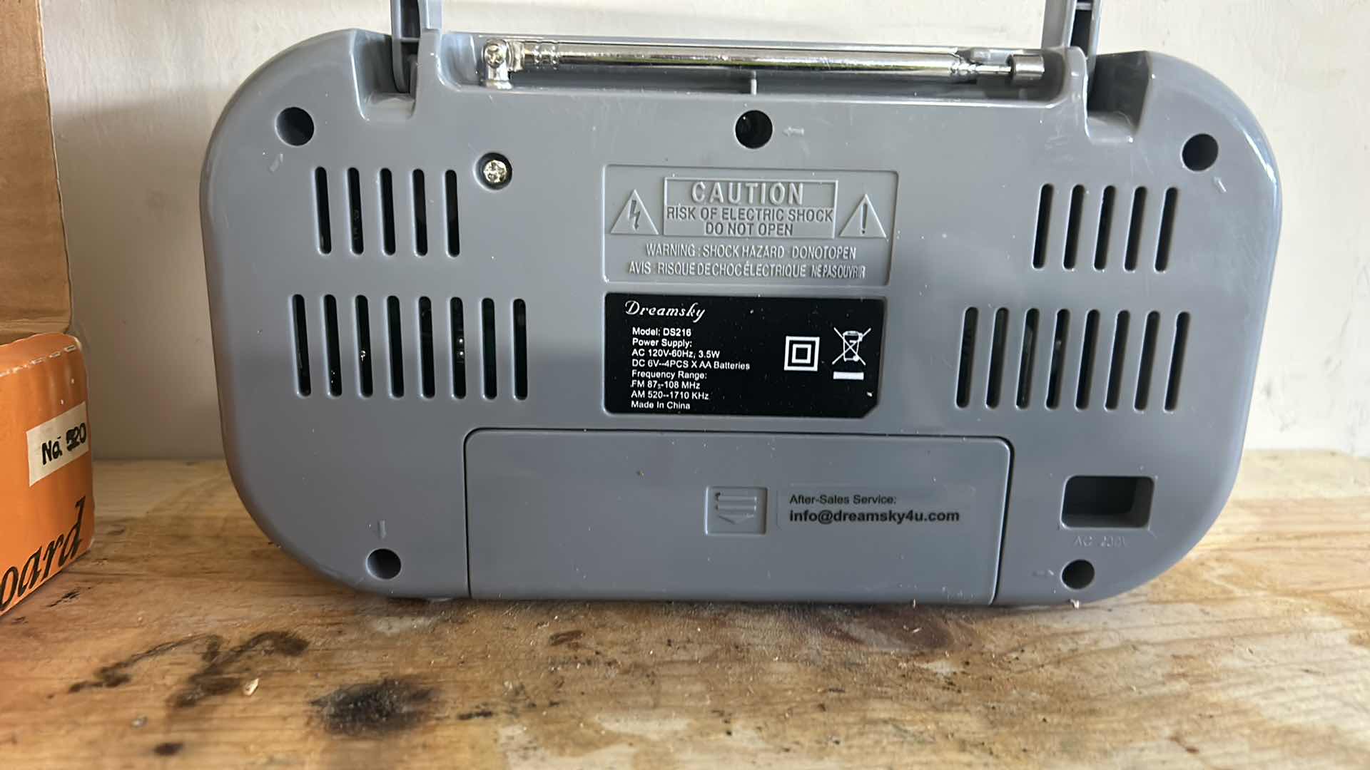 Photo 1 of VINTAGE RADIO AND VINTAGE TAILOR BOARD.