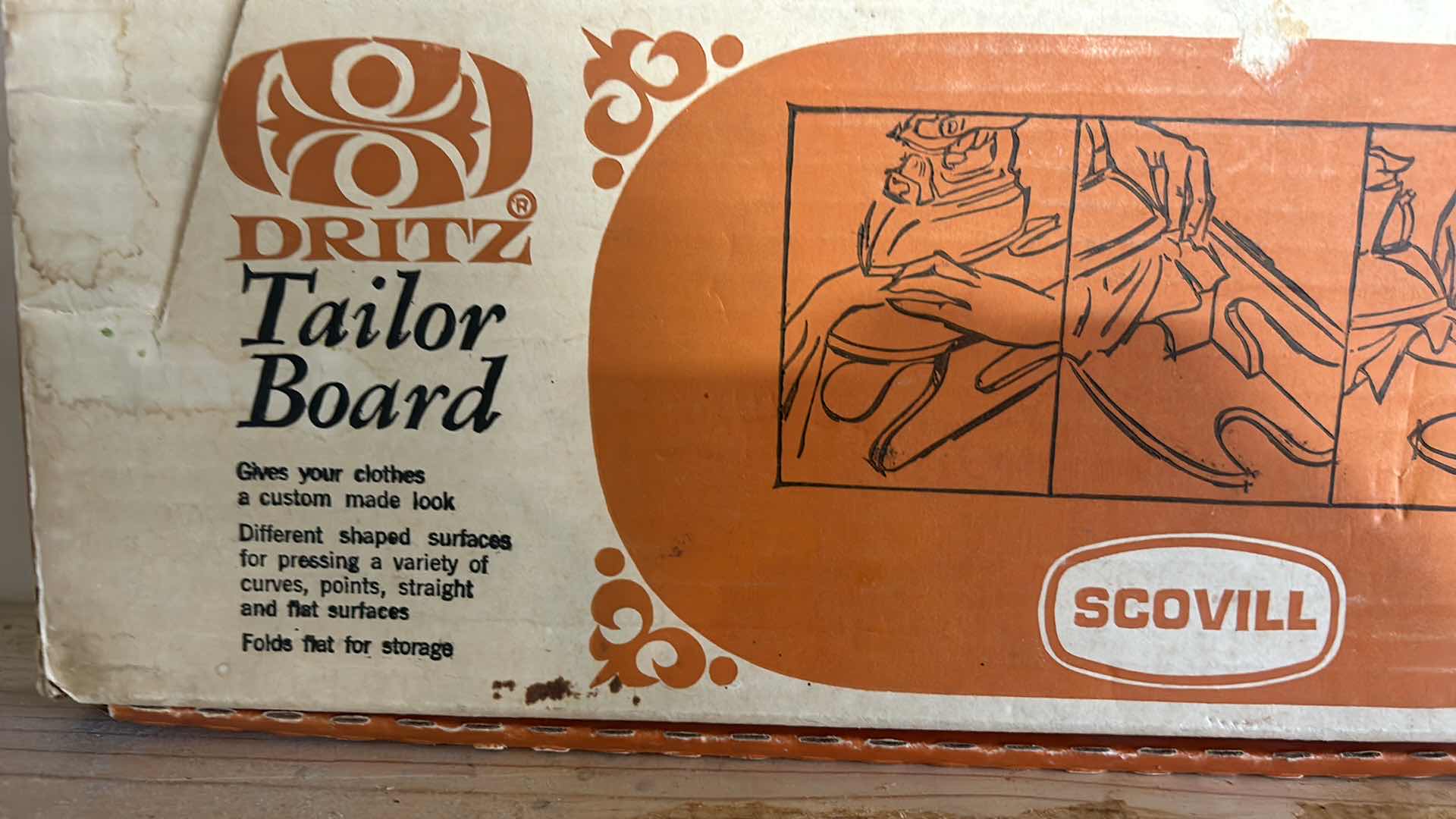 Photo 1 of VINTAGE RADIO AND VINTAGE TAILOR BOARD.