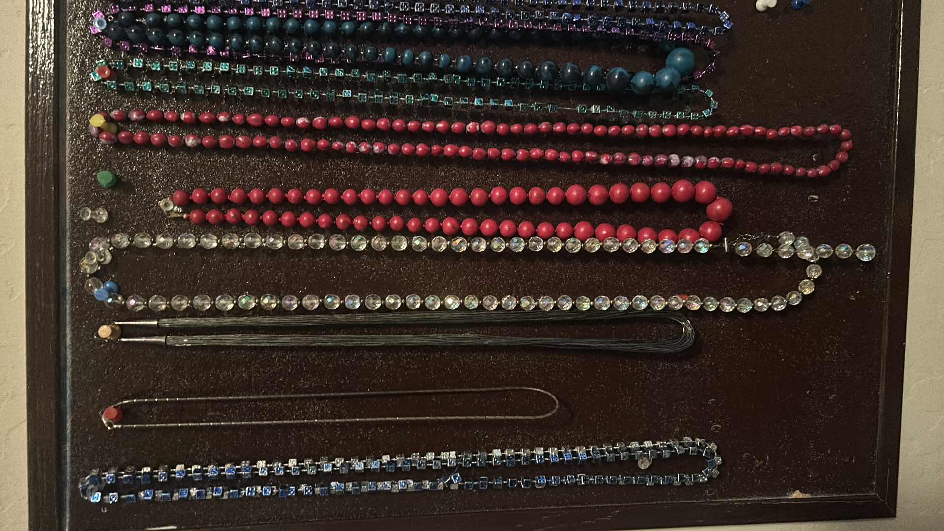 Photo 1 of PEGBOARD WITH NECKLACES