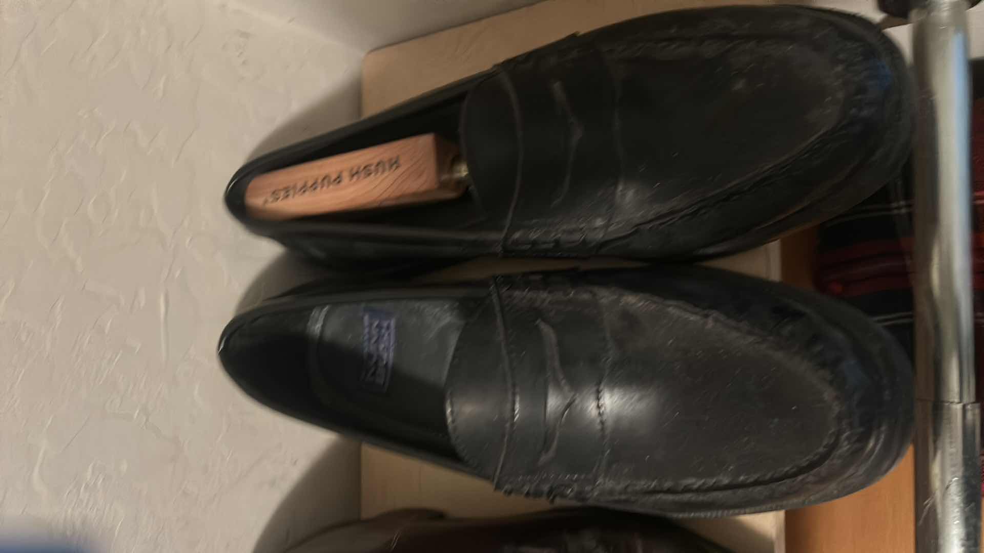 Photo 1 of MENS COWBOY BOOTS AND 3 PAIRS DRESS SHOES SIZE 12