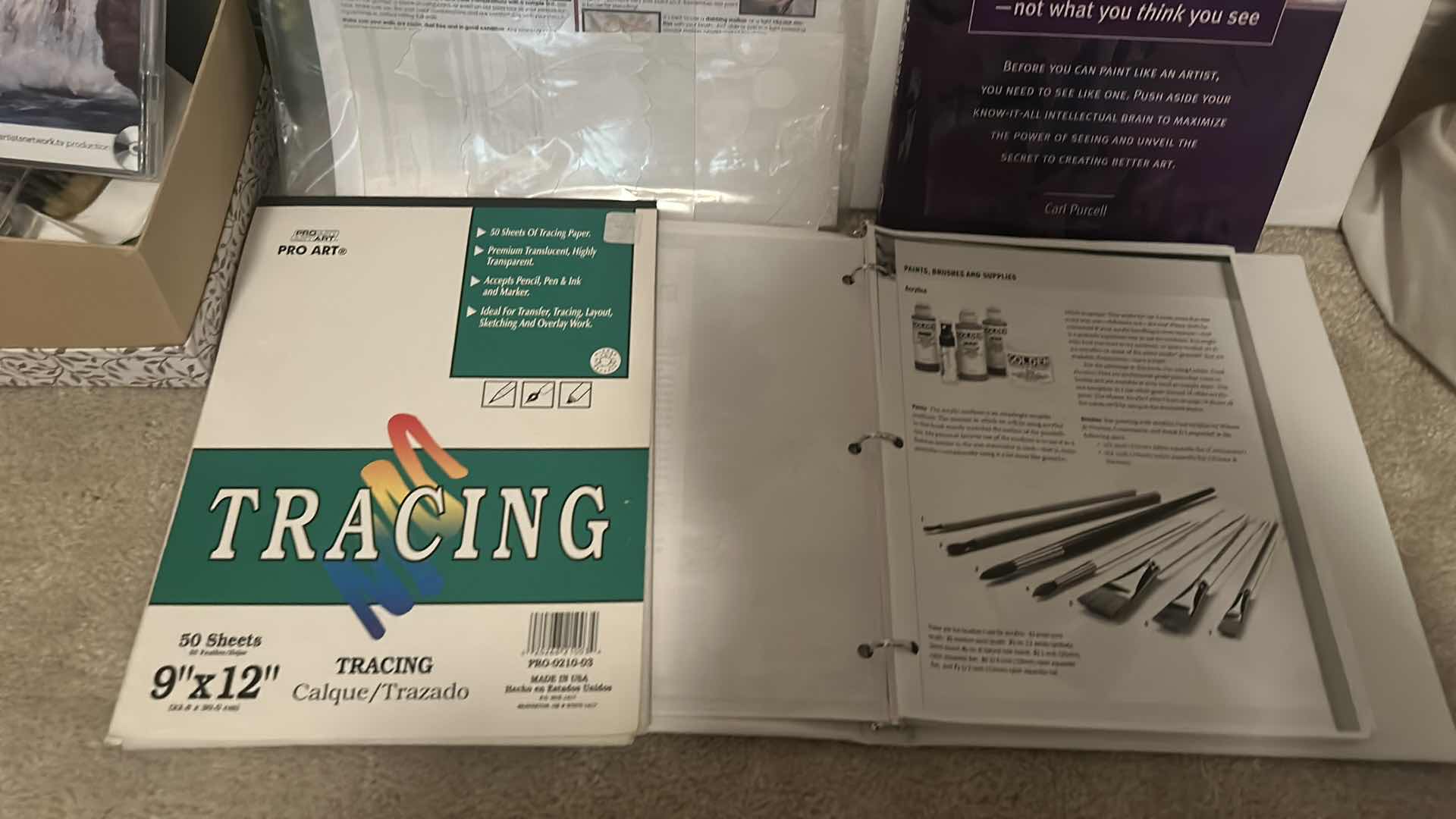 Photo 1 of PAINTING AND CRAFTING SUPPLIES