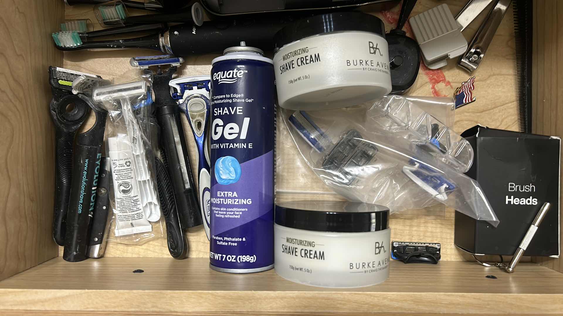 Photo 1 of MEN’S SHAVING PRODUCTS, ELECTRIC TOOTHBRUSH, AND MORE.