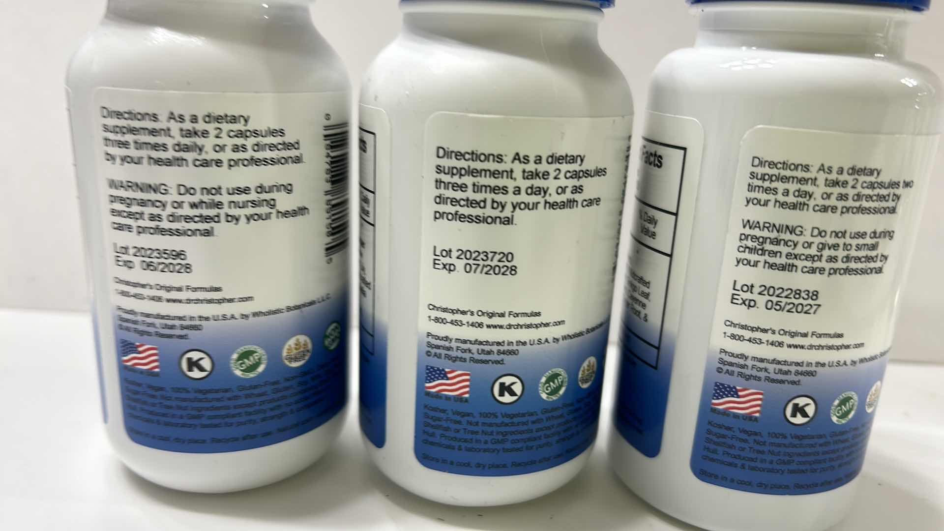 Photo 1 of CHRISTOPHER’S DIETARY SUPPLEMENTS, HEART, BLADDER, AND MEMORY PLUS.