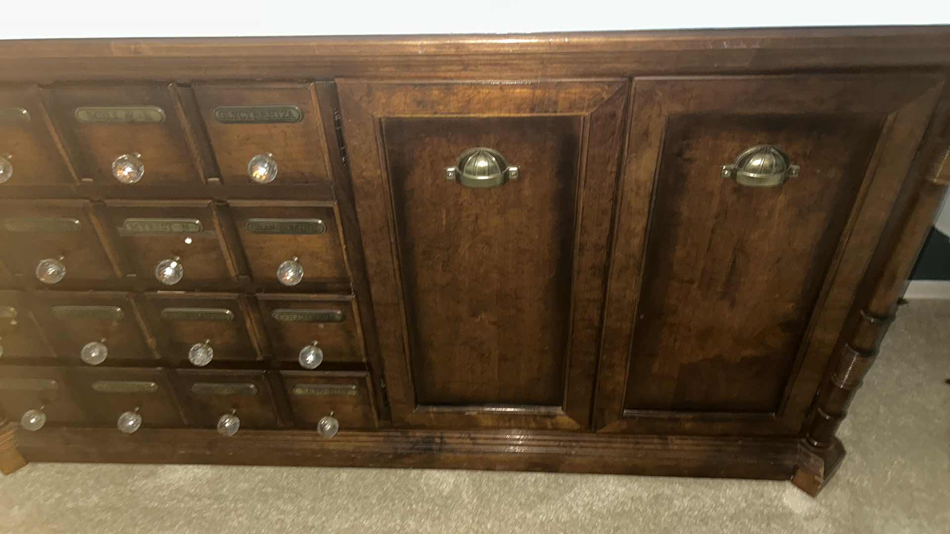 Photo 1 of WOOD DRESSER 61.5” X 20” H 32.5”