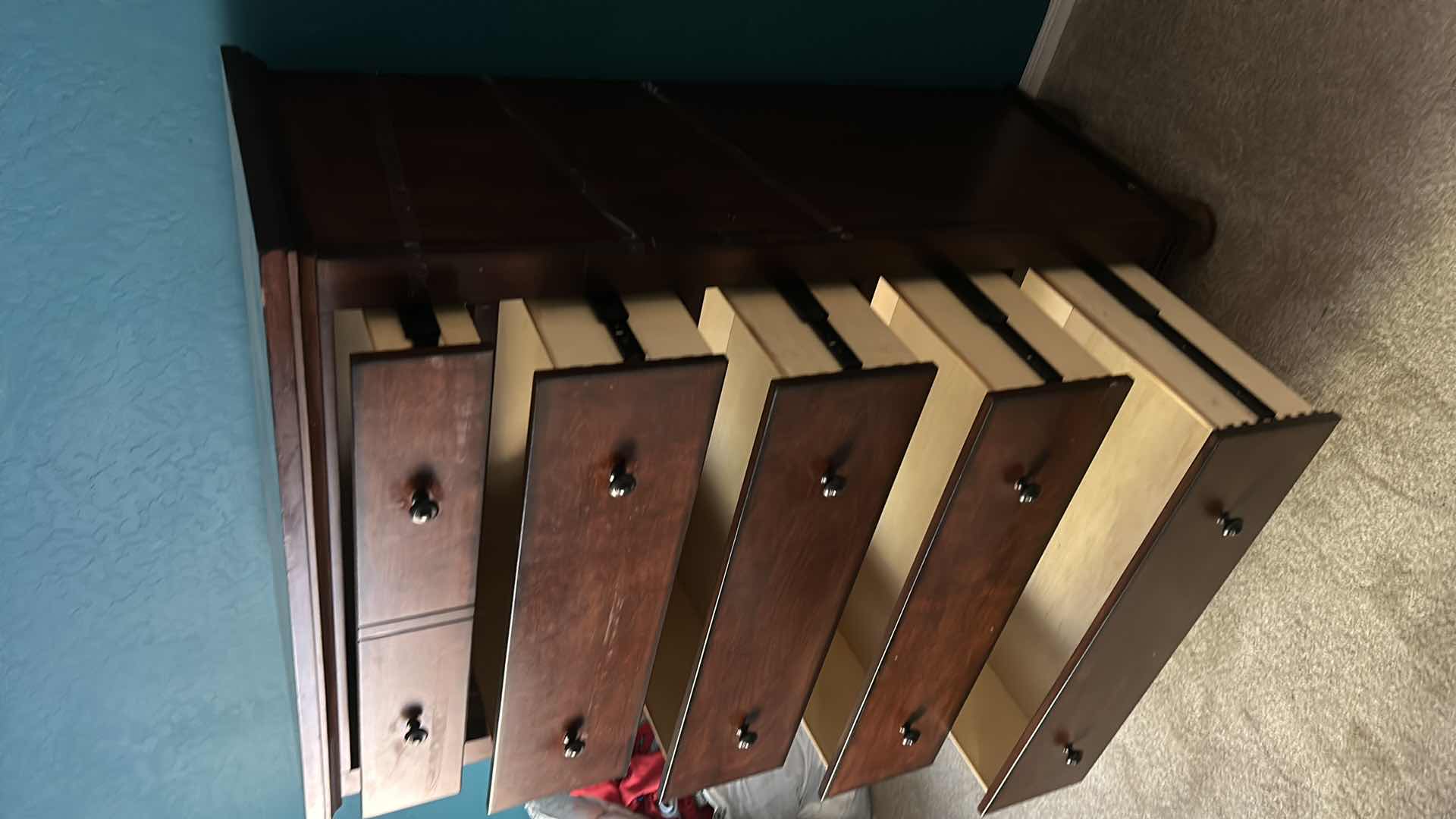 Photo 1 of ASPEN HOME VINTAGE DOVETAILED 5-DRAWER WOOD DRESSER 38” X 18.5” X H 52”