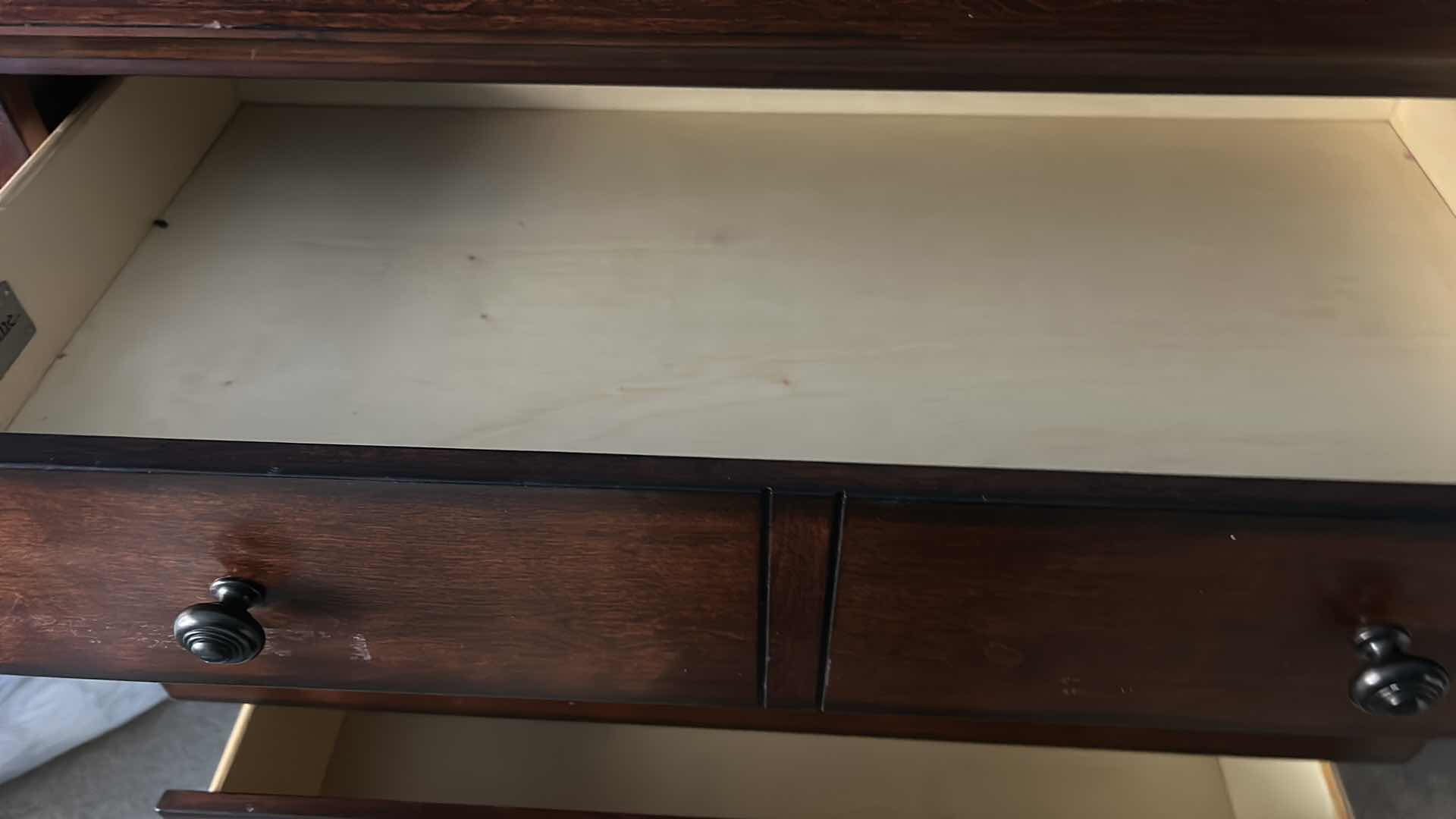 Photo 1 of ASPEN HOME VINTAGE DOVETAILED 5-DRAWER WOOD DRESSER 38” X 18.5” X H 52”