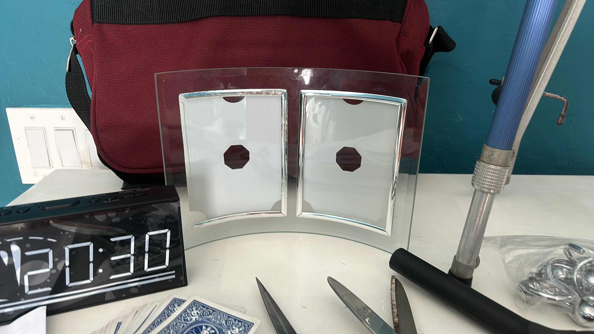 Photo 1 of HOME GOODS - CLOCK, TRIPOF, FRAME, MAGNIFIER AND MORE