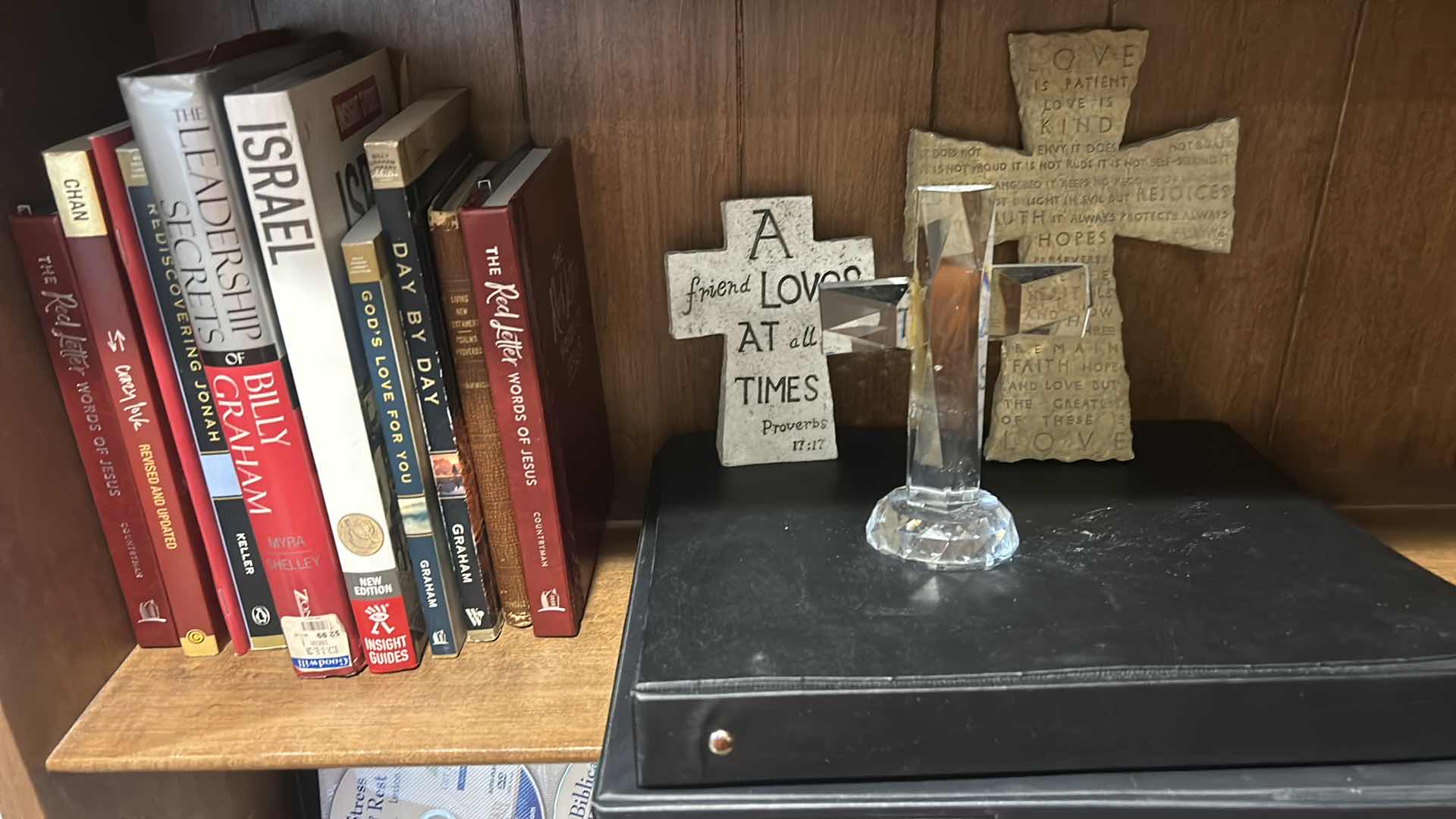 Photo 1 of RELIGIOUS ITEMS - BOOKS, CROSSES, WALL DECOR