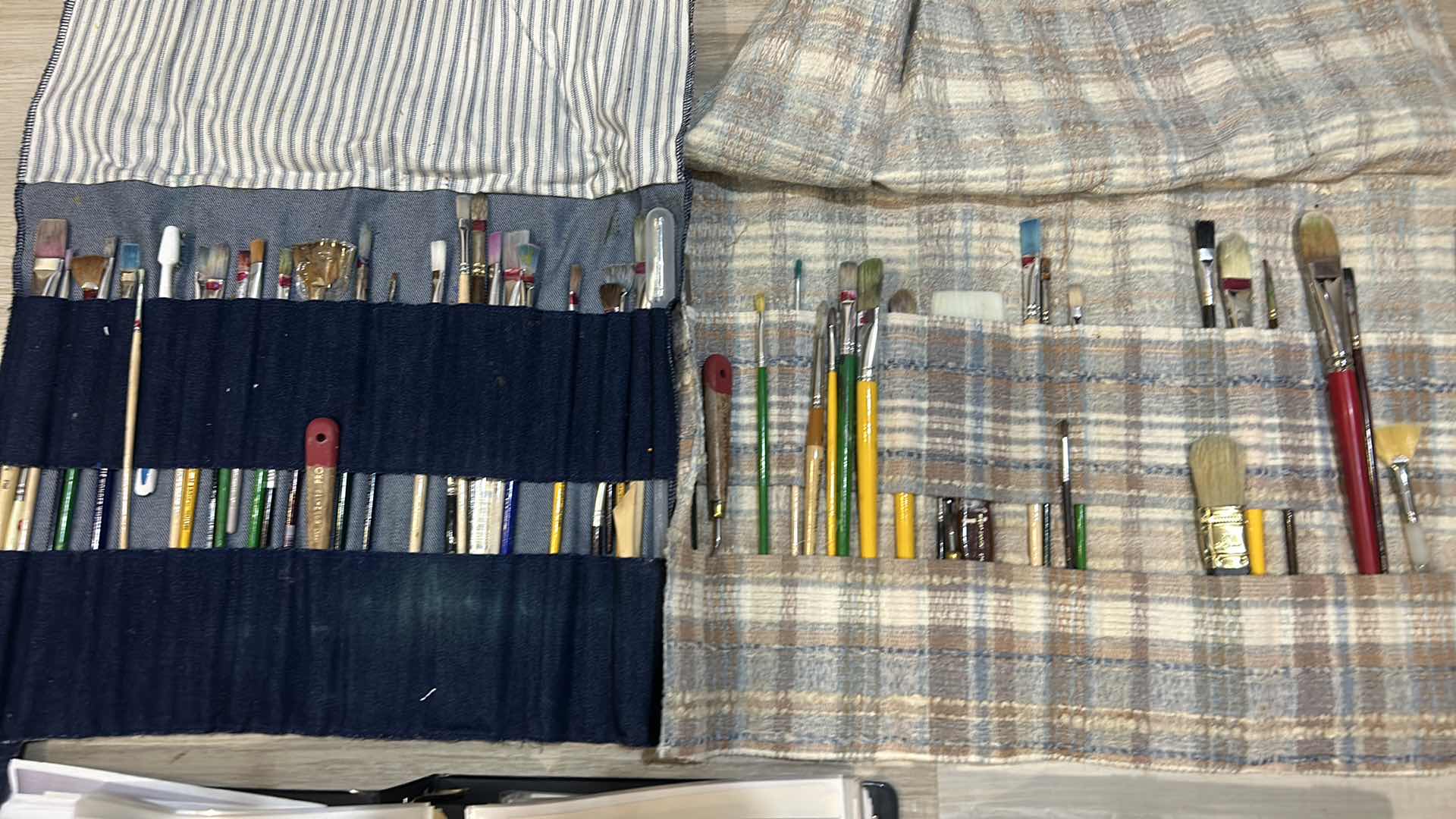 Photo 1 of ARTIST SUPPLIES, PAINTBRUSHES, PAINT, AND MORE.