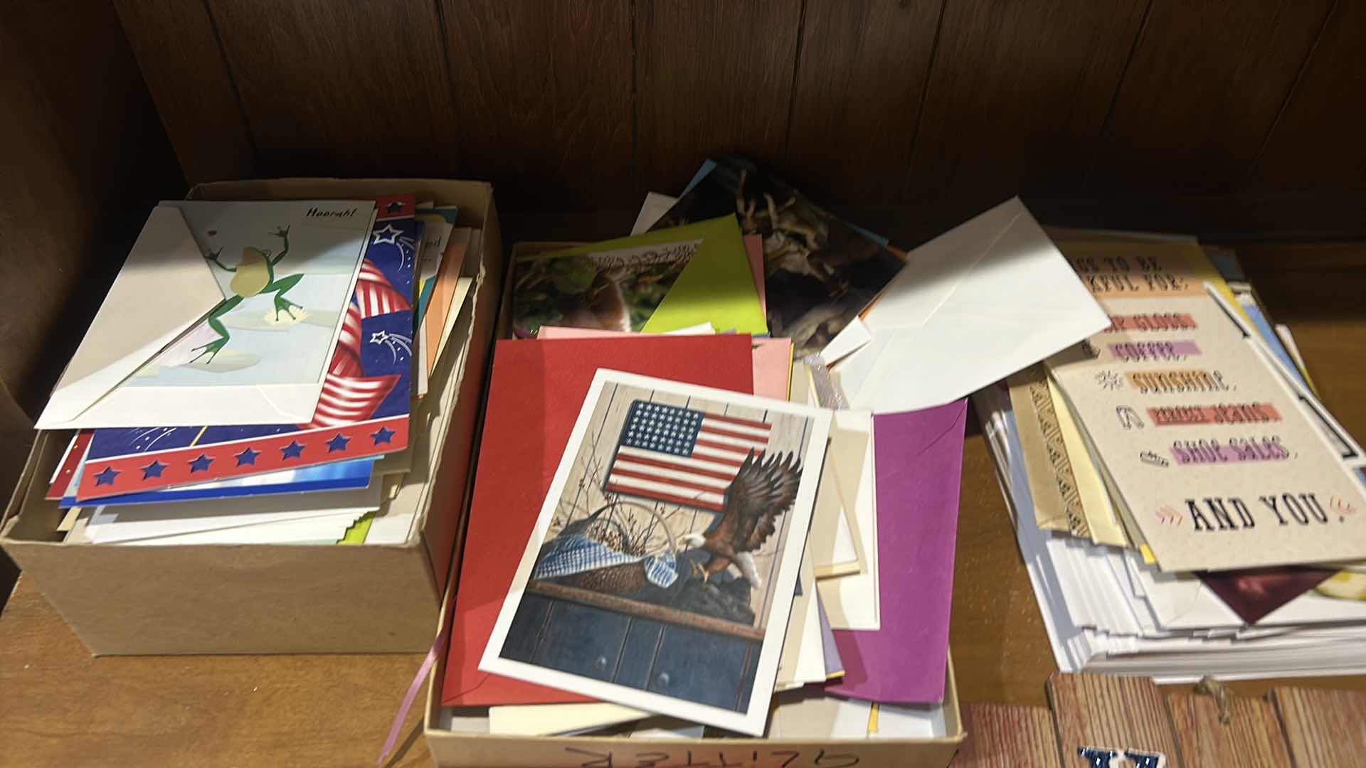 Photo 1 of MISCELLANEOUS GREETING CARDS, OFFICE SUPPLIES, AND HOME DÉCOR.