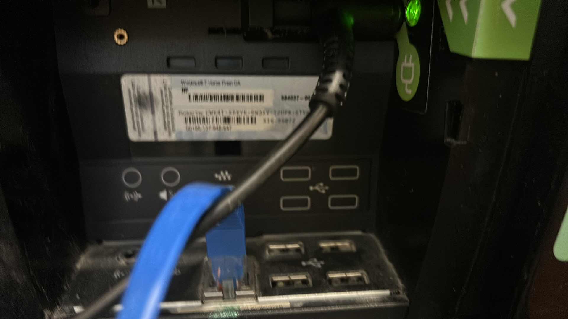 Photo 5 of HP DESKTOP COMPUTER, KEYBOARD AND MOUSE.