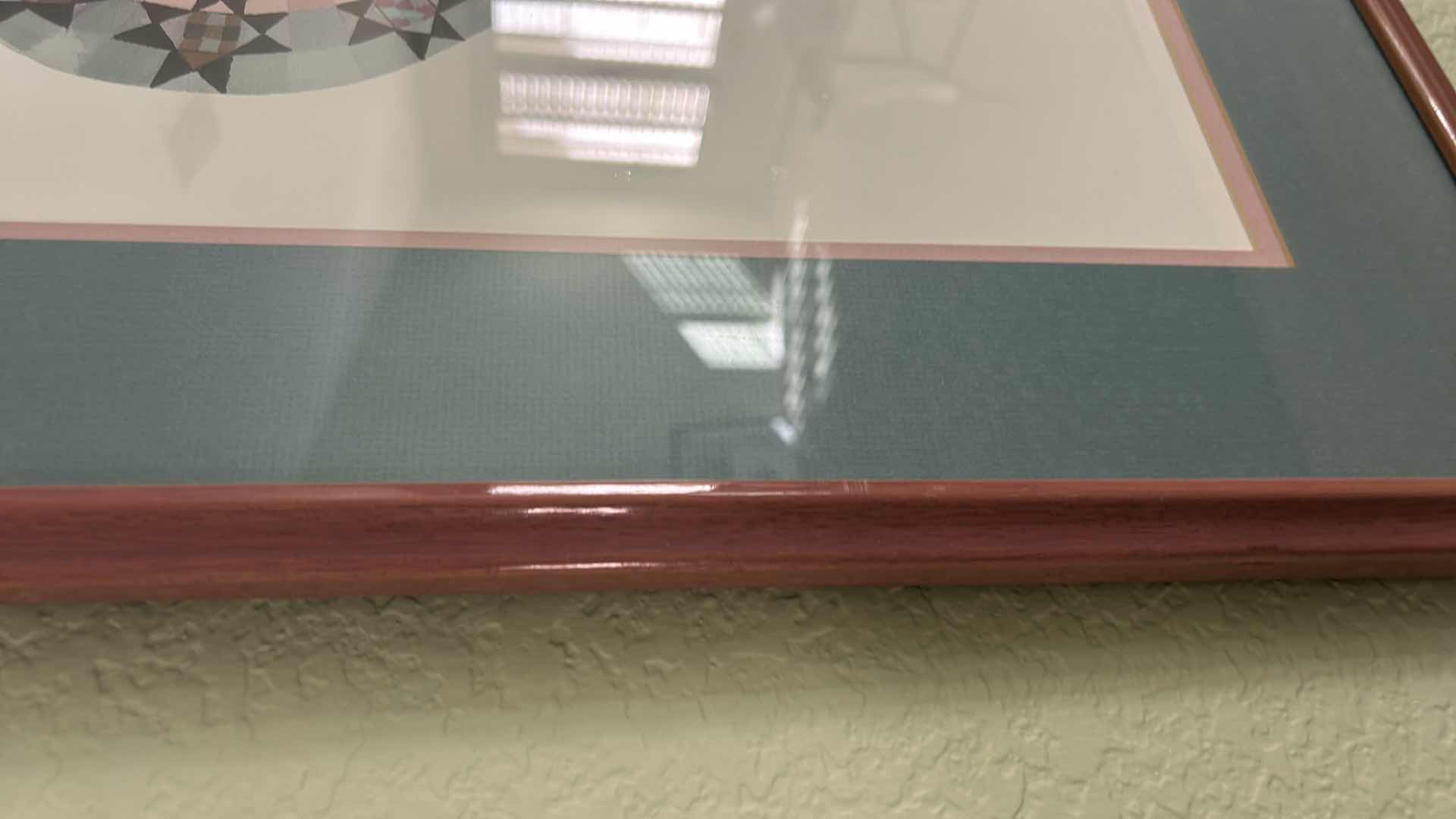 Photo 1 of GLOSSY, WOOD-FRAMED, SIGNED AND NUMBERED, “STARS OF LOVE”ARTWORK. 21 1/2” X 23 1/4”. APPRAISAL $400 - $500