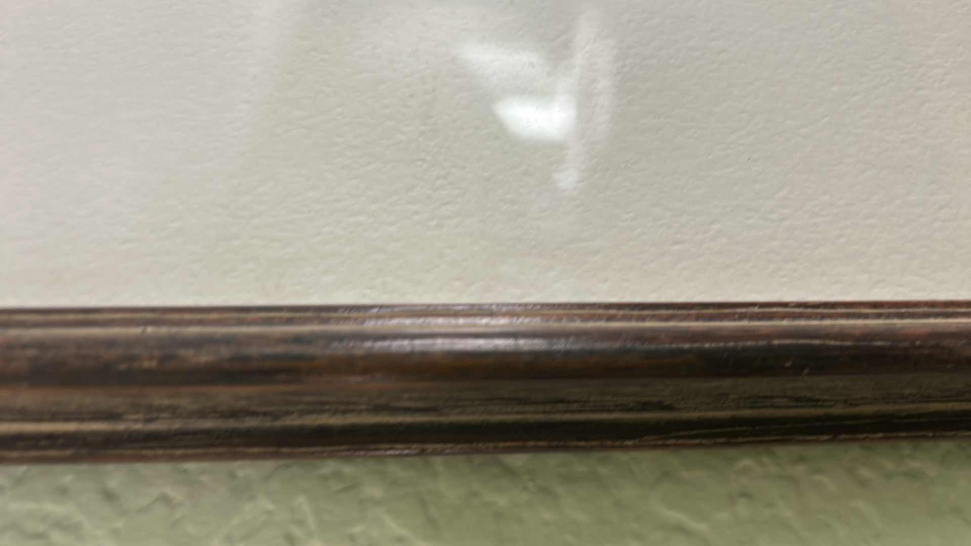 Photo 1 of WOOD-FRAMED WATERCOLOR, “SEASIDE VILLAGE” ARTIST-SIGNED BIRDSEY. 18” X 15”. APPRAISAL $400- 500