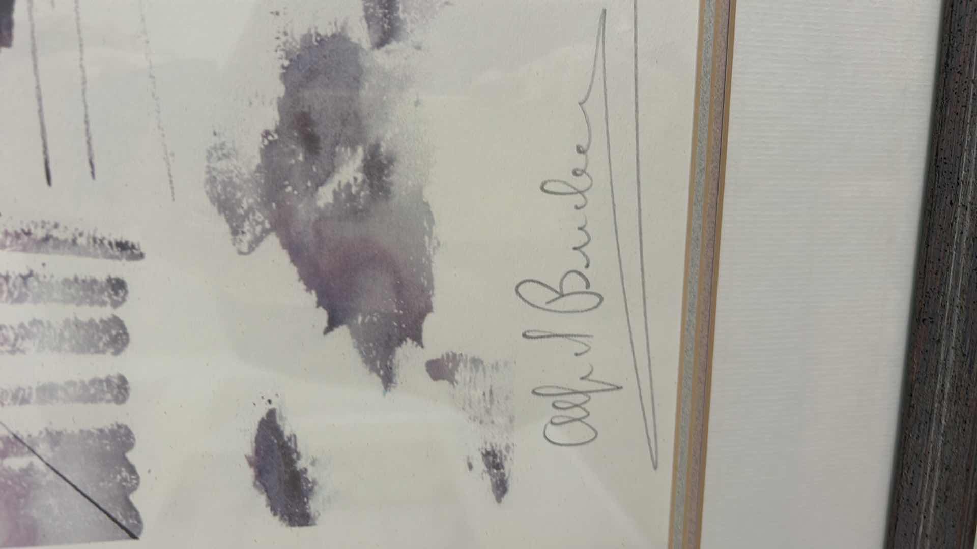 Photo 1 of FRAMED WATERCOLOR BY BIRSEY ARTWORK 22” x 28”