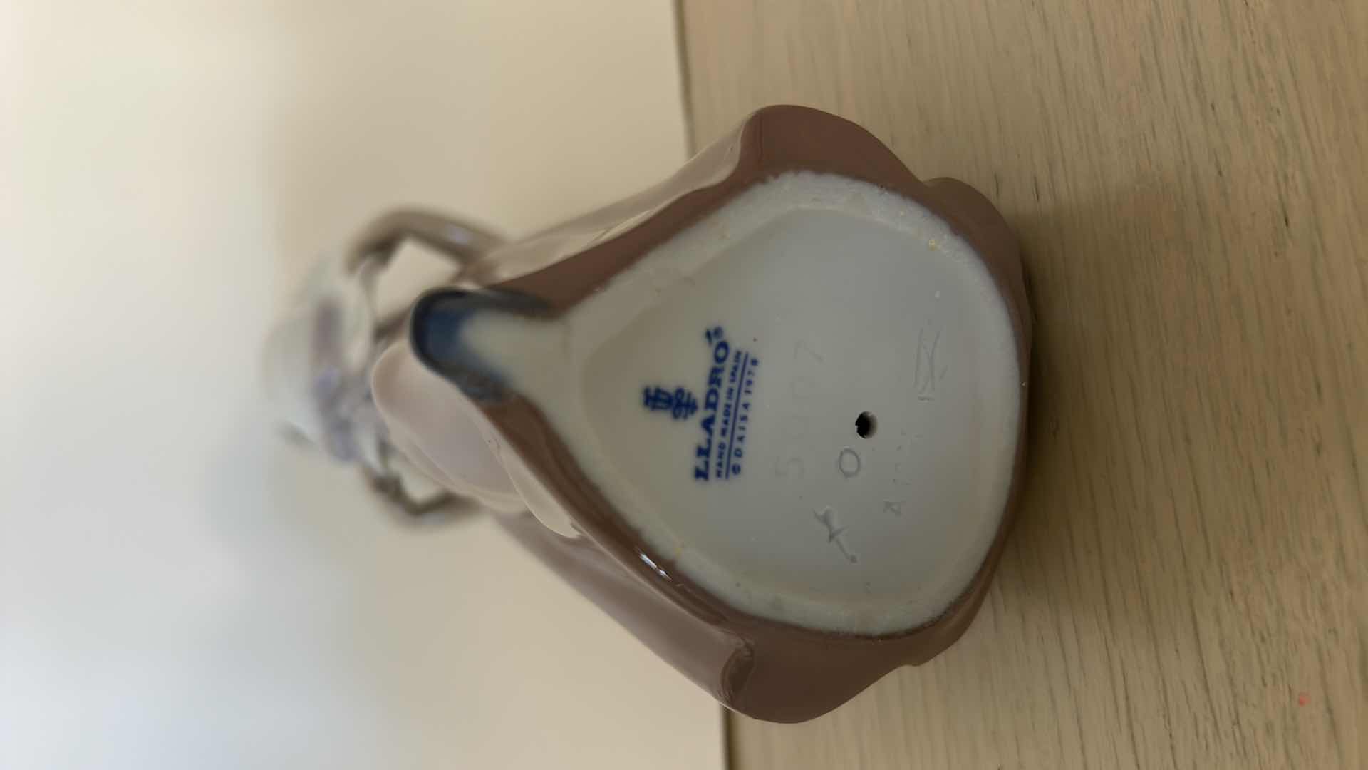 Photo 1 of LLADRO BASHFUL GIRL FIGURINE H10”