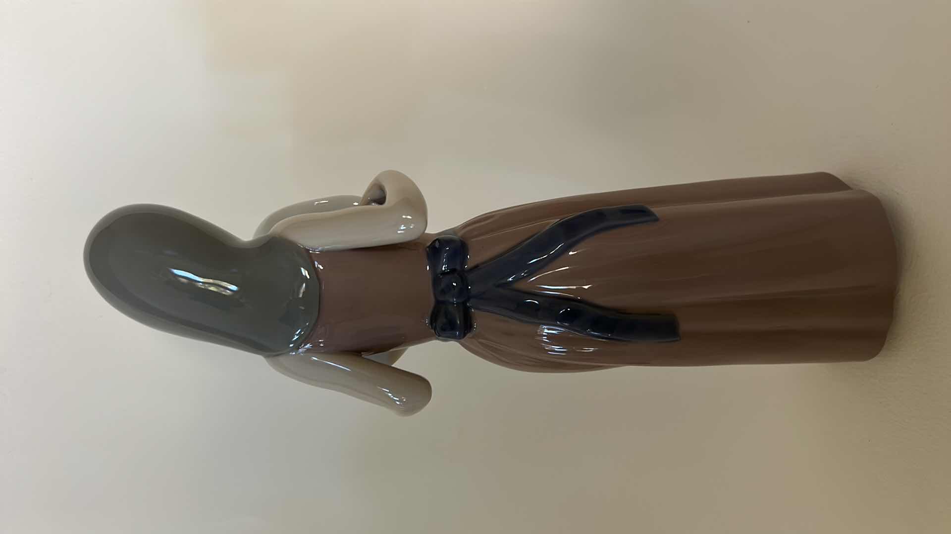 Photo 1 of LLADRO BASHFUL GIRL FIGURINE H10”