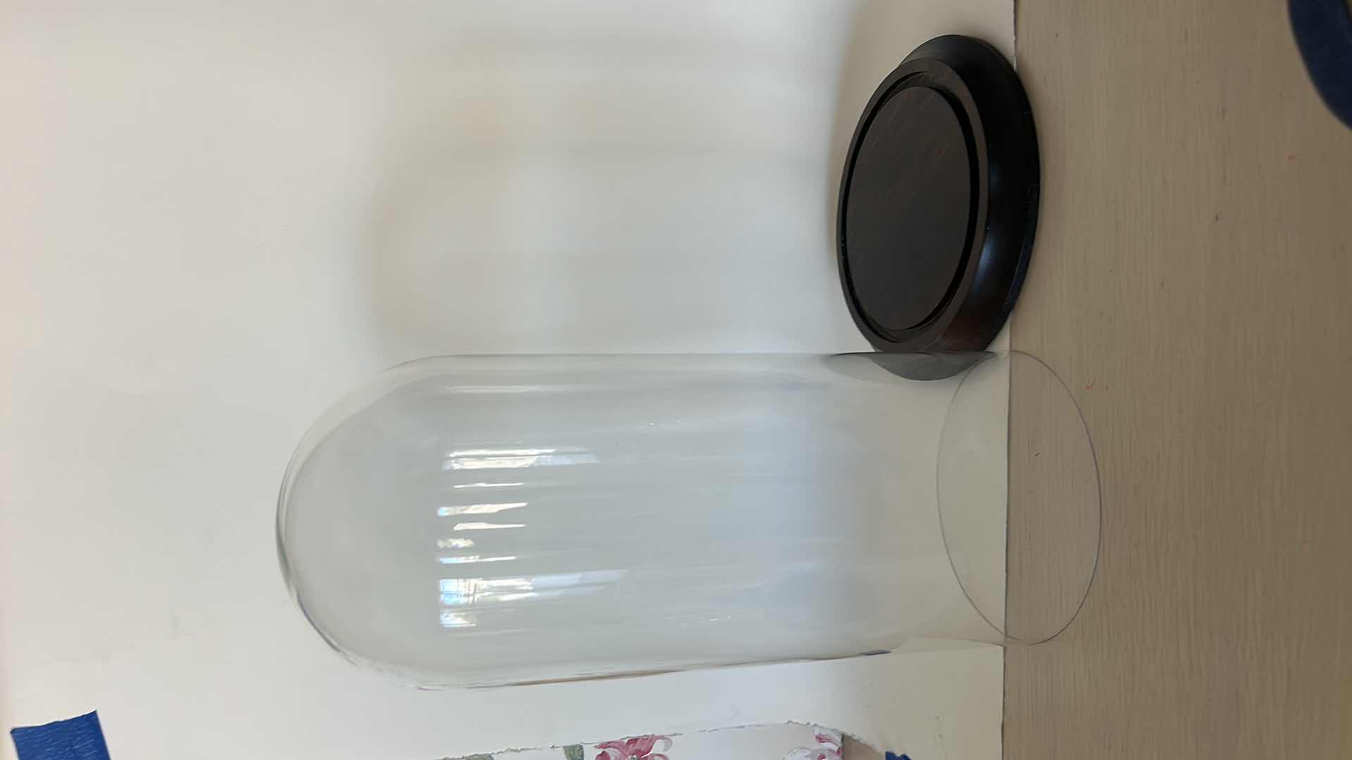 Photo 1 of GLASS DOME WITH WOOD BASE H15”