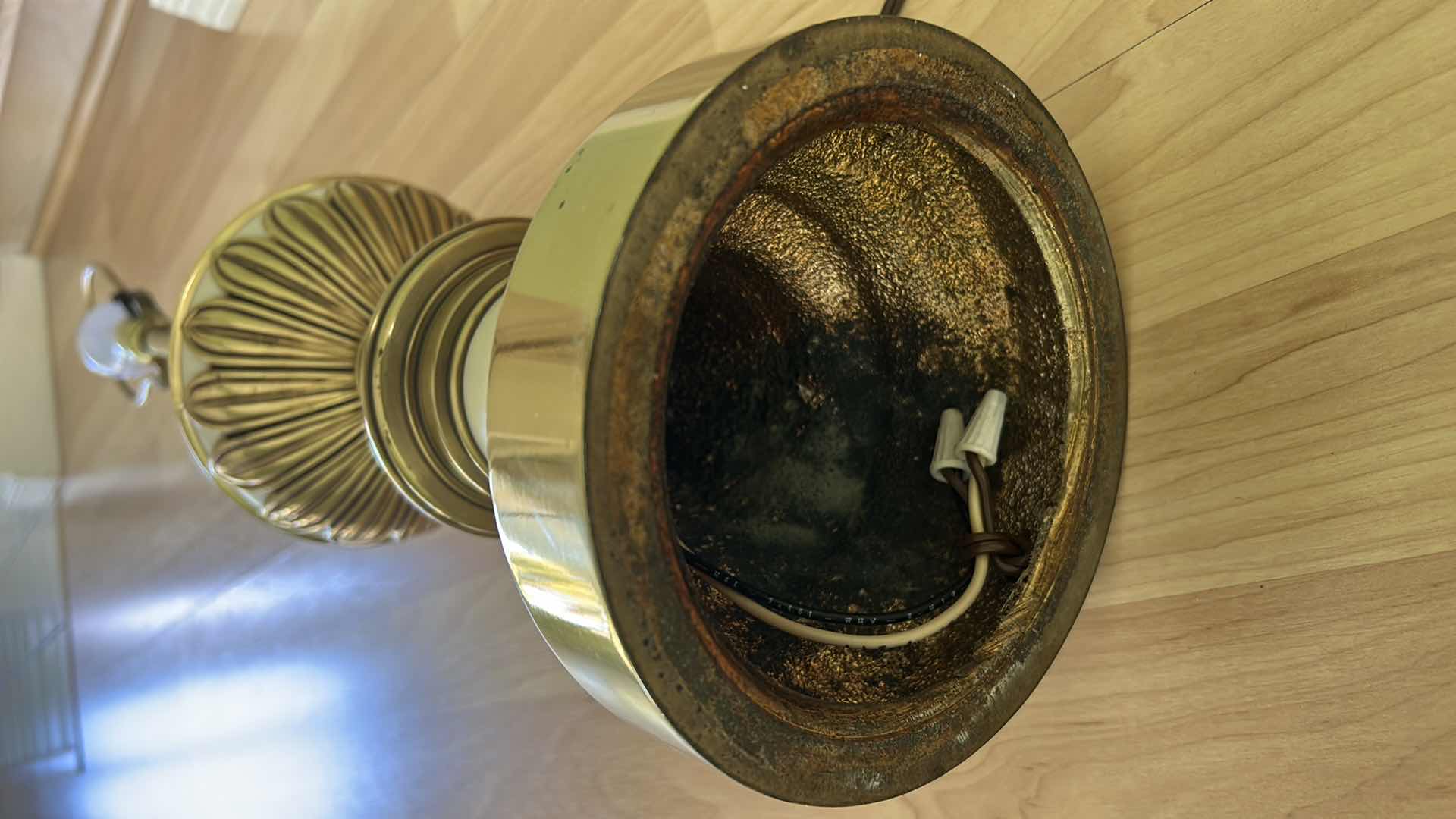 Photo 1 of STIFFEL MID CENTURY LAMP WITH SHADE H37”