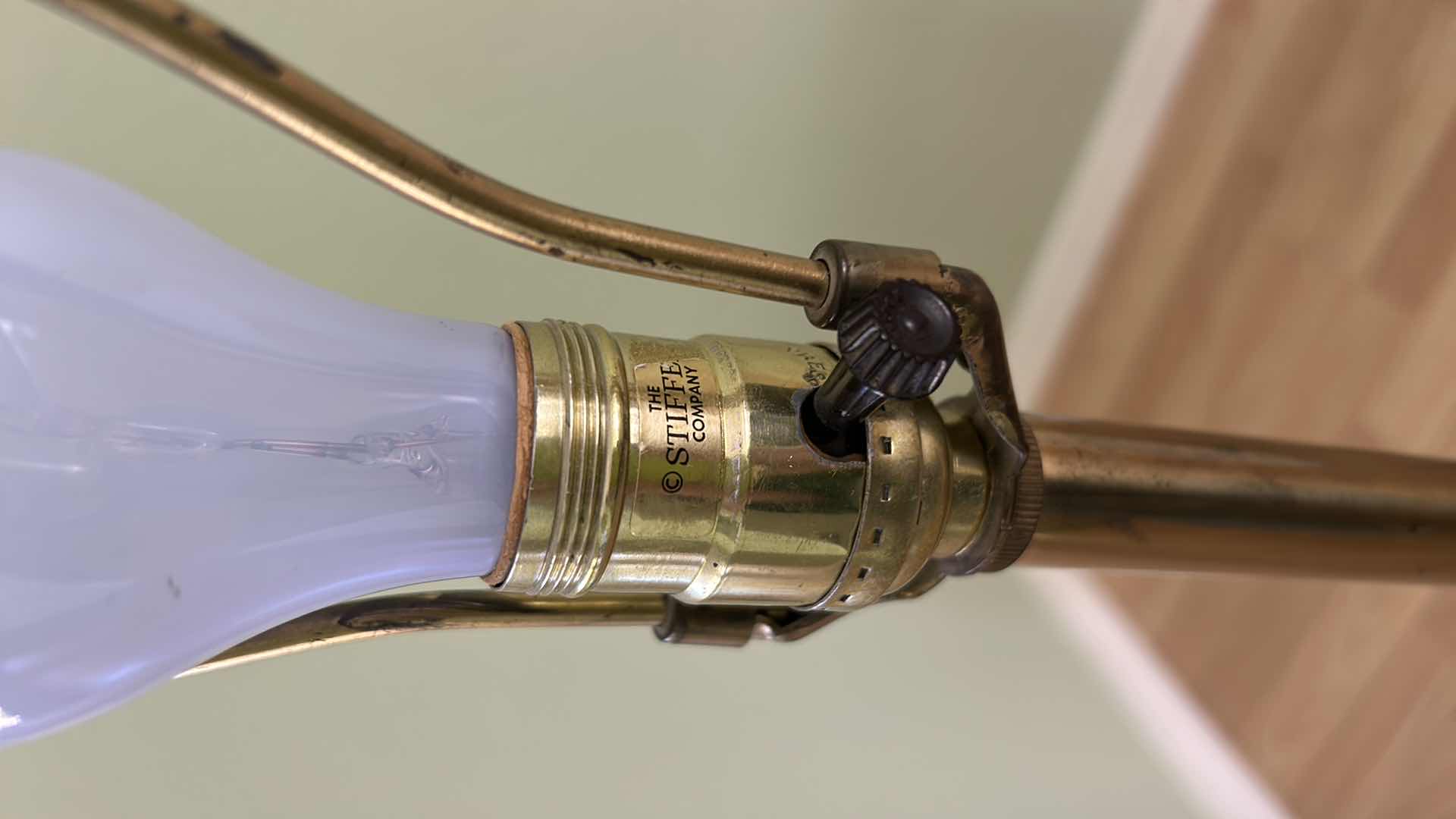 Photo 1 of STIFFEL MID CENTURY LAMP WITH SHADE H37”