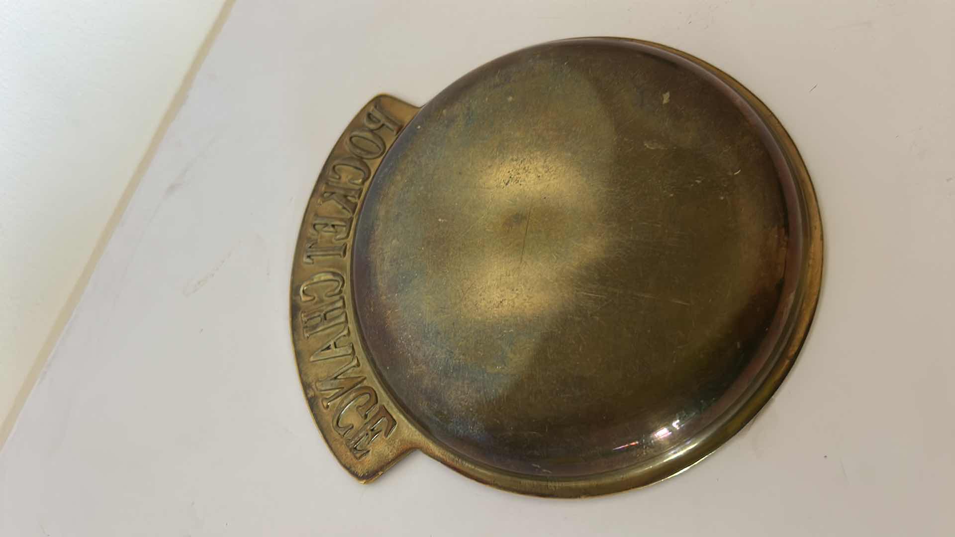 Photo 1 of VINTAGE BRASS POCKET CHANGE HOLDER