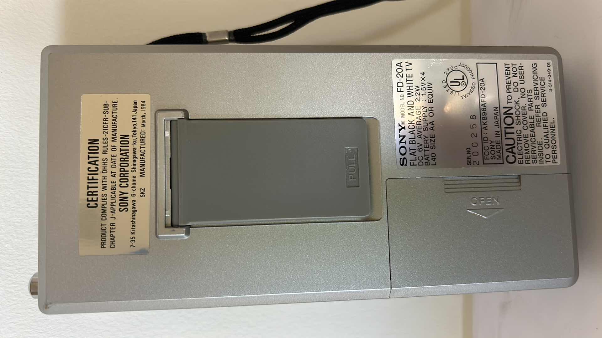 Photo 6 of VINTAGE SONY WATCHMAN