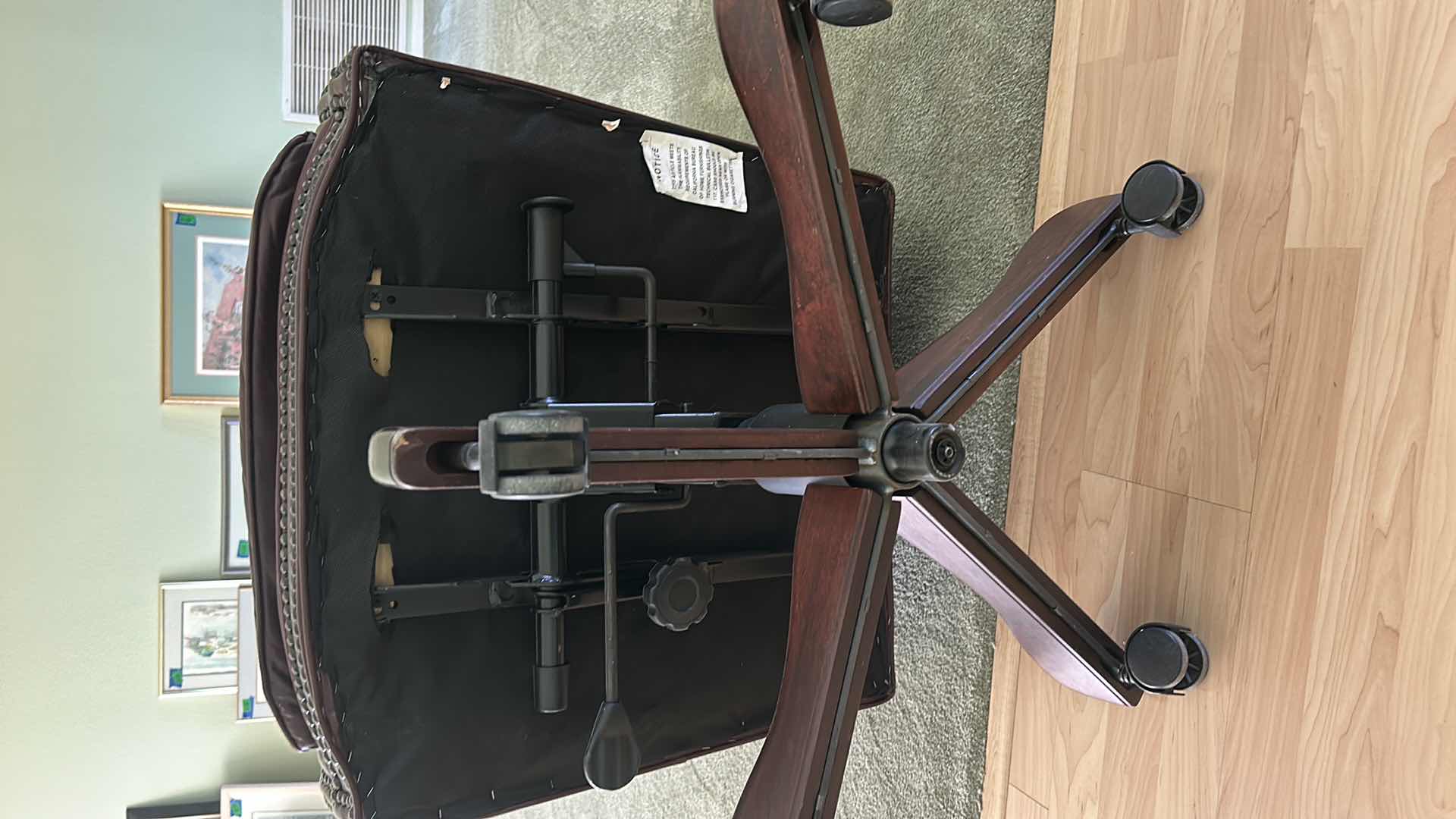 Photo 1 of EXECUTIVE LEATHER CHAIR 31” WIDE x H48.5”