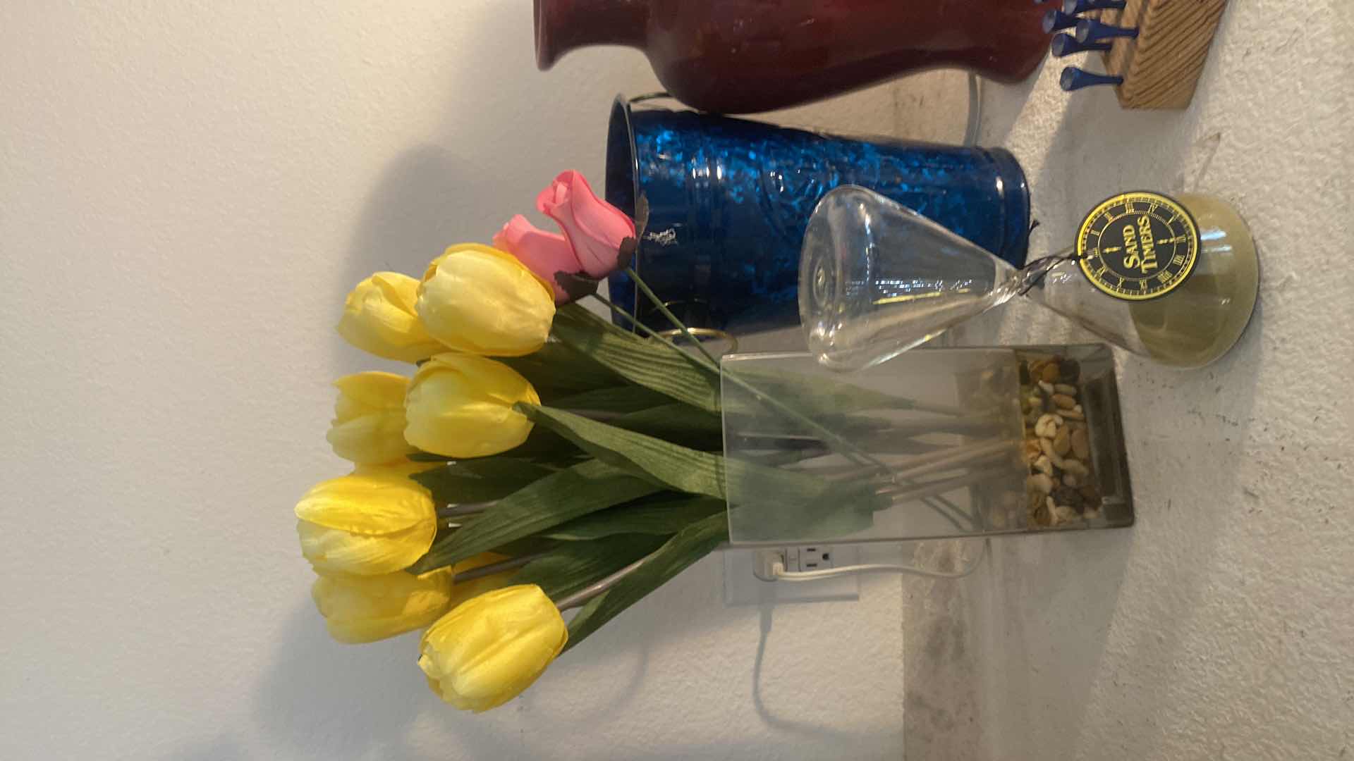 Photo 1 of 4 VASES TALLEST 12”, SAND TIMER & GOLF TEES