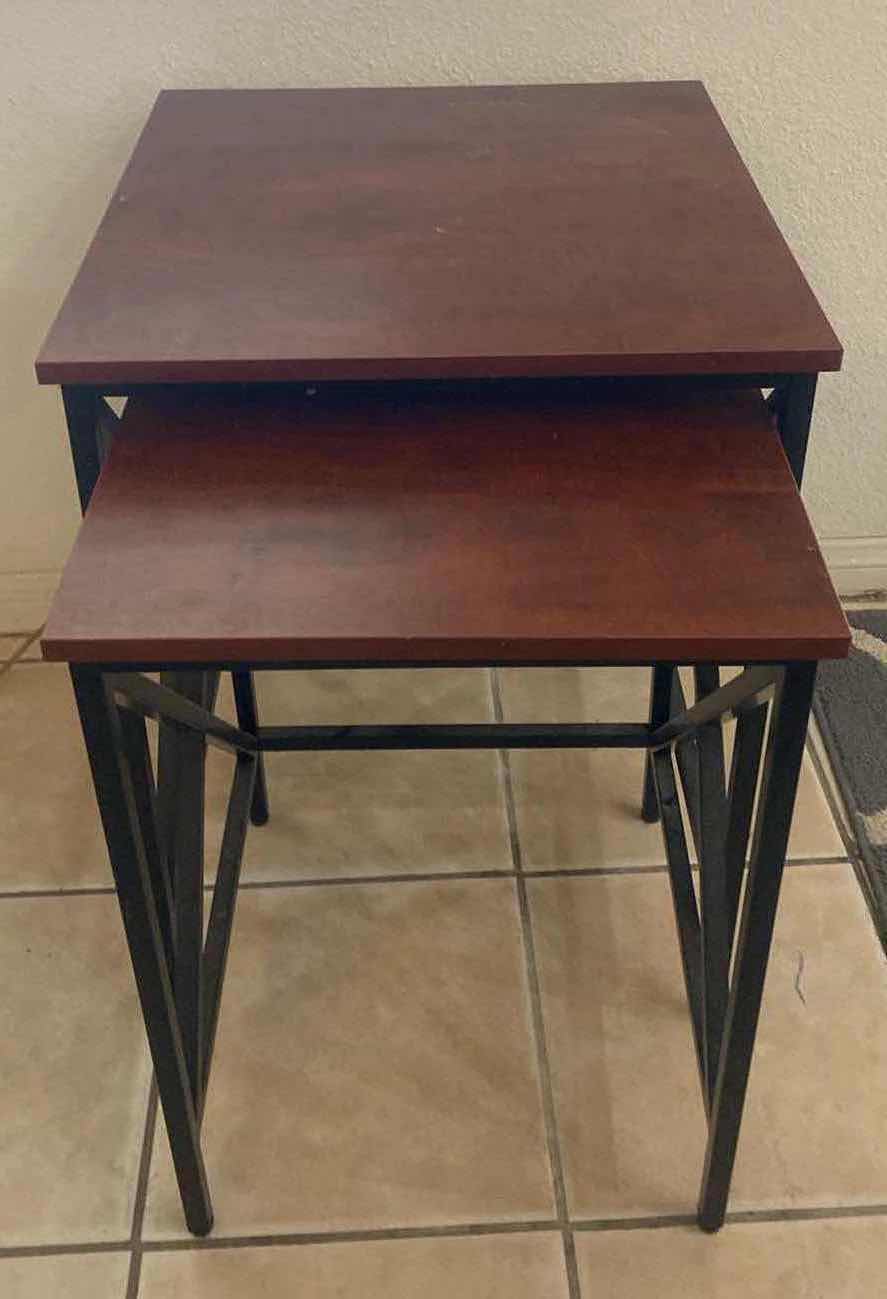 Photo 1 of 2 STACKING TABLES 18“ x 18“ H25”