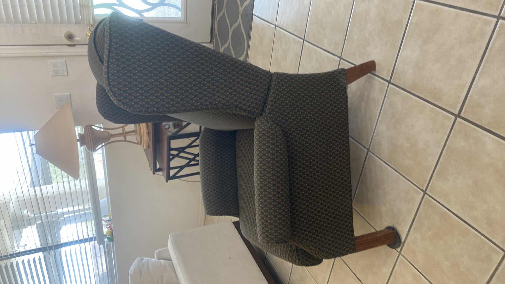 Photo 1 of 1990’s WINGBACK UPHOLSTERED CHAIR